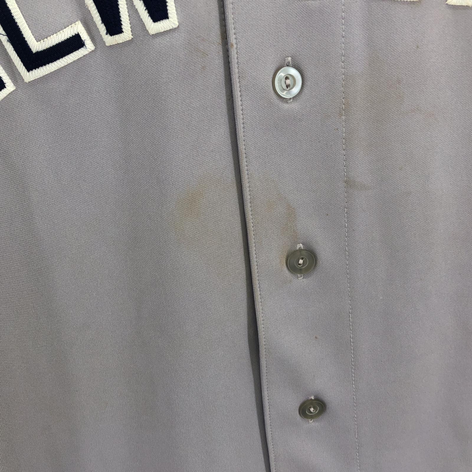 長袖シャツ Majestic SS NEW YORK YANKEES ケ グレー