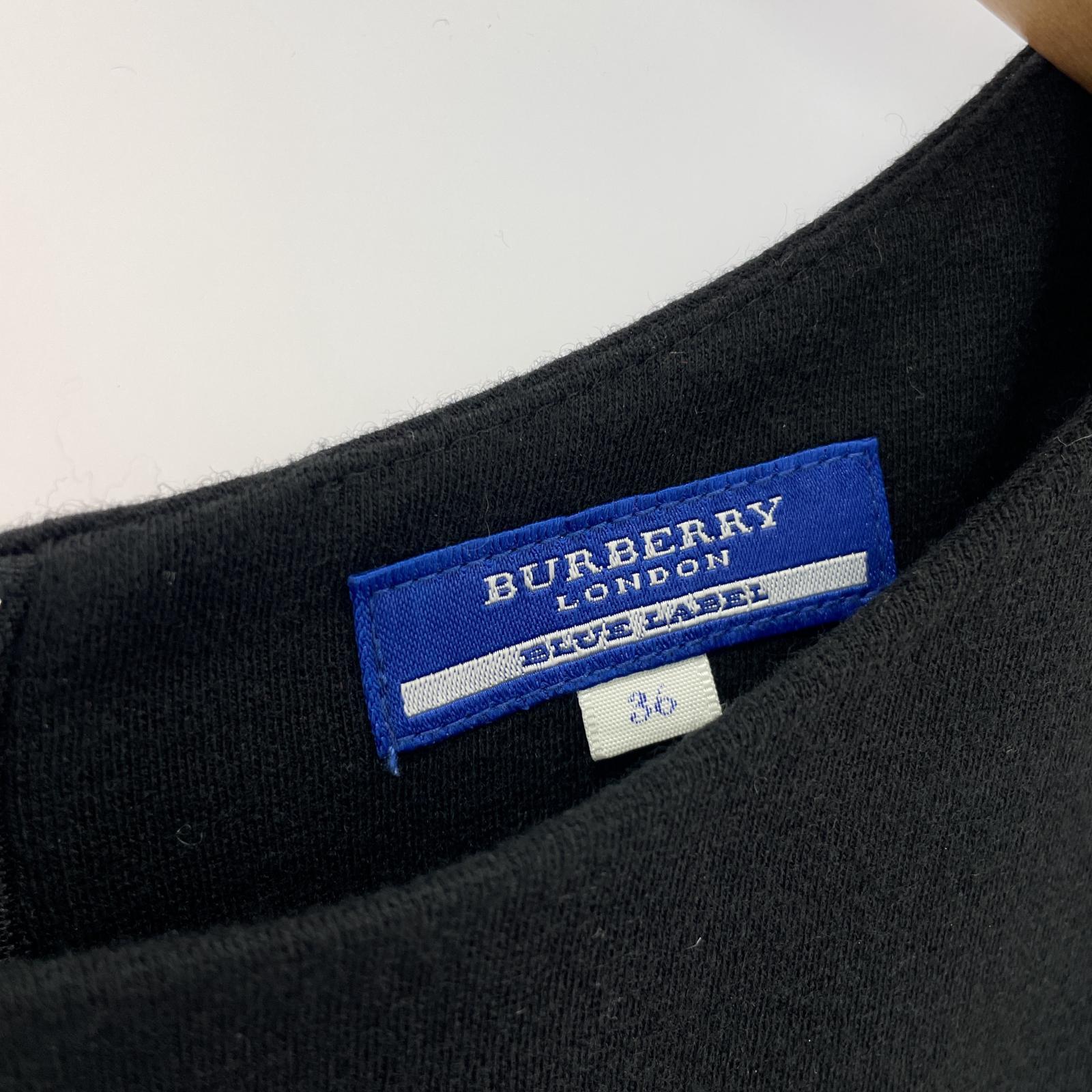 ワンピース BURBERRY BLUE LABEL ワンピース 黒 ブラック