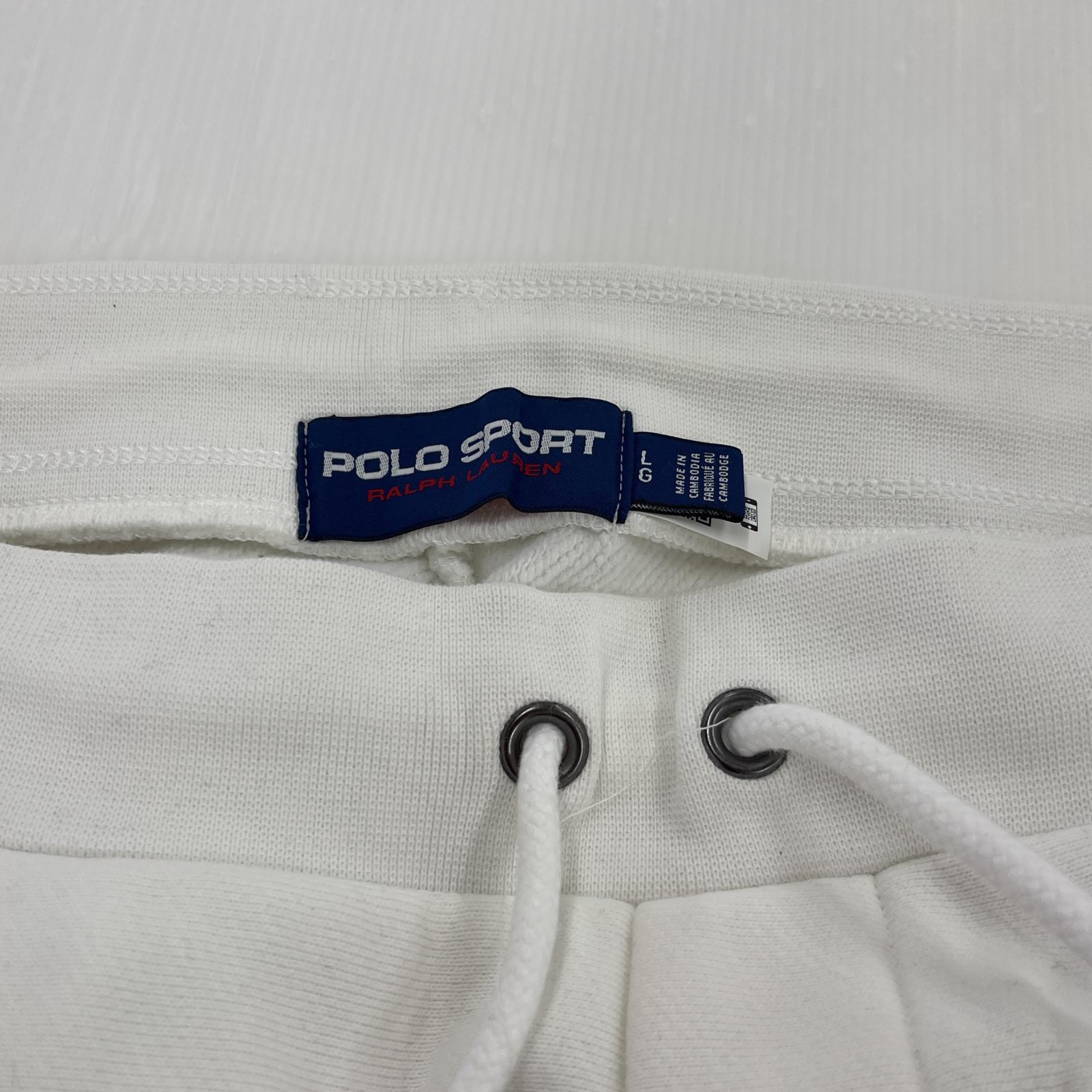 その他ボトムス POLO SPORT スウェットハーフパンツ L ホワイト