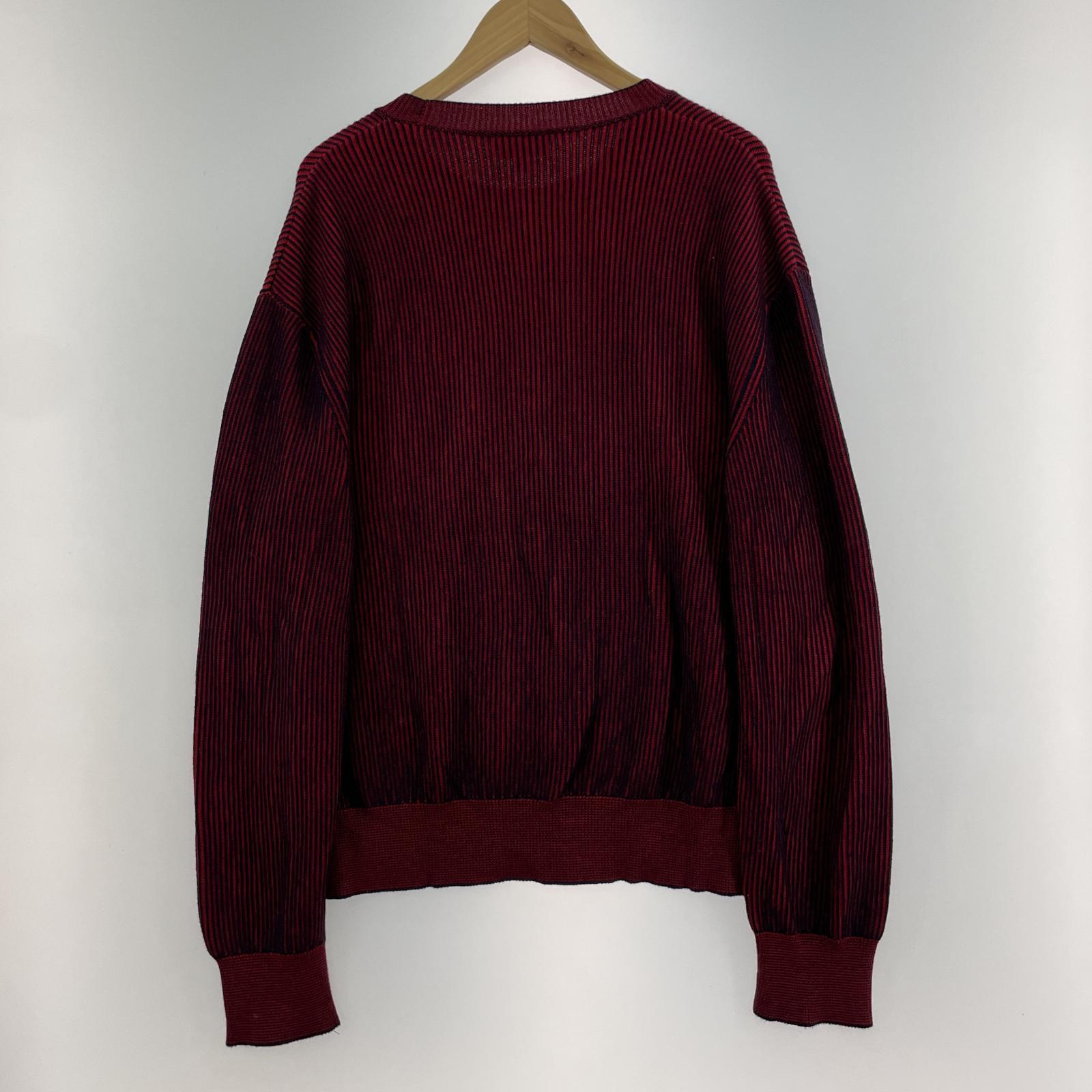 その他アウター KENZO ストライプニットセーター L レッド FA65PU5053AK L レッド