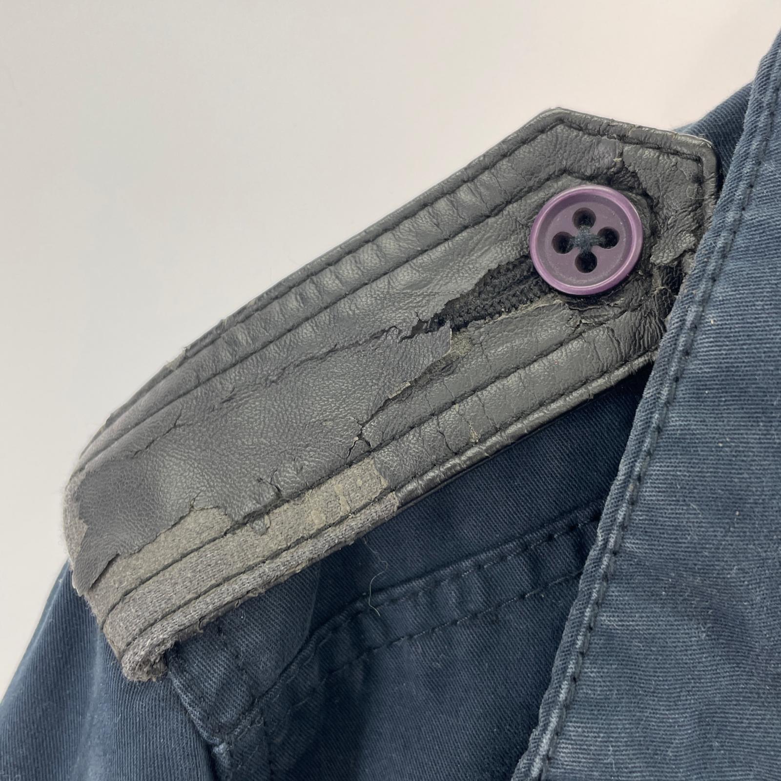 その他アウター DIESEL ミリタリージャケット L ネイビー