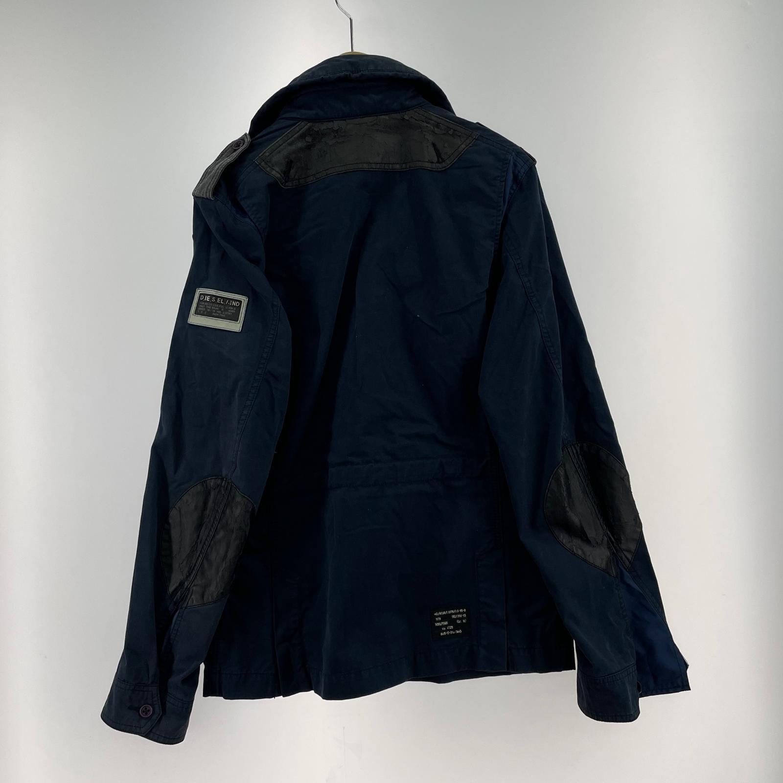 その他アウター DIESEL ミリタリージャケット L ネイビー