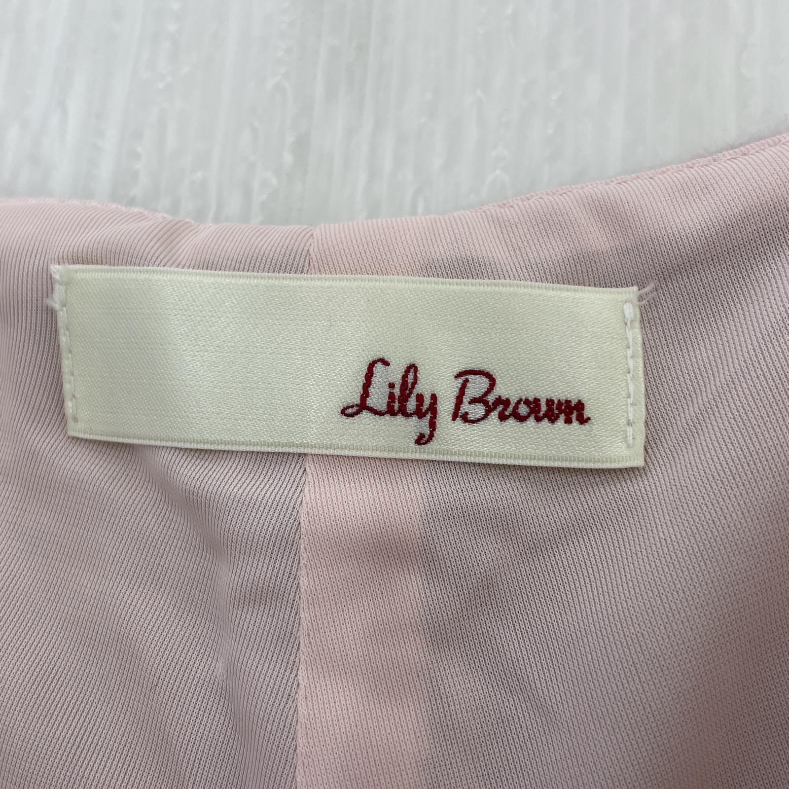 その他ボトムス Lily Brown フェザーショートパンツ/ピンク 0 ピンク