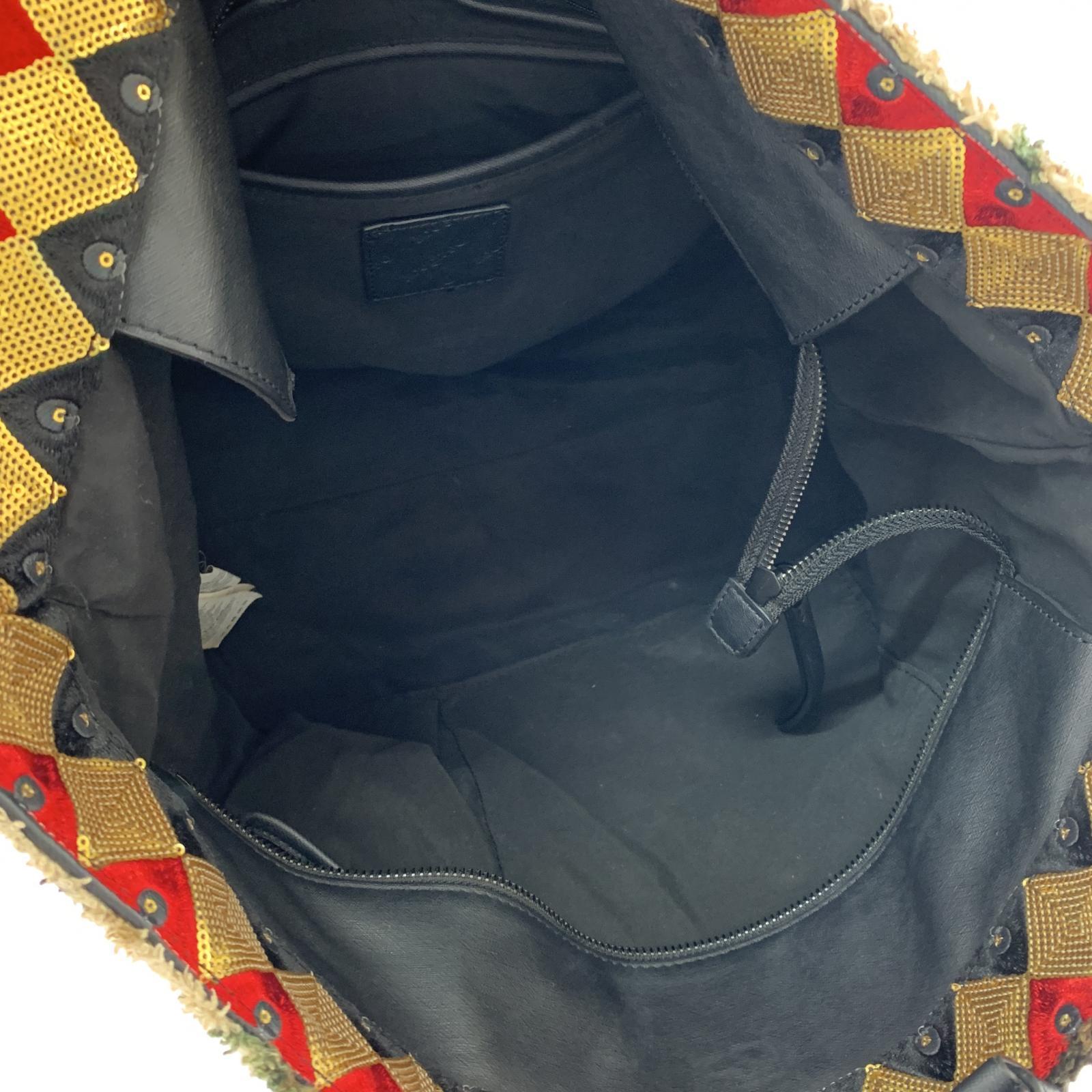 その他バッグ Desigual カモ柄ウールトートバック 21WAXA81
