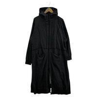 ワンピース gomme ロングパーカージップワンピース/グレー M グレー