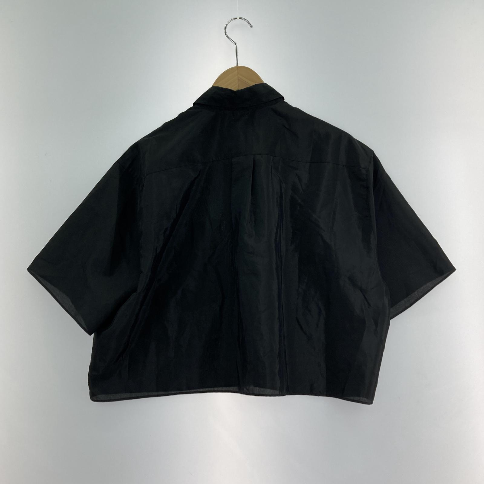 その他トップス TODAYFUL/24SSサテンショートシャツ/BLK フリー ブラック