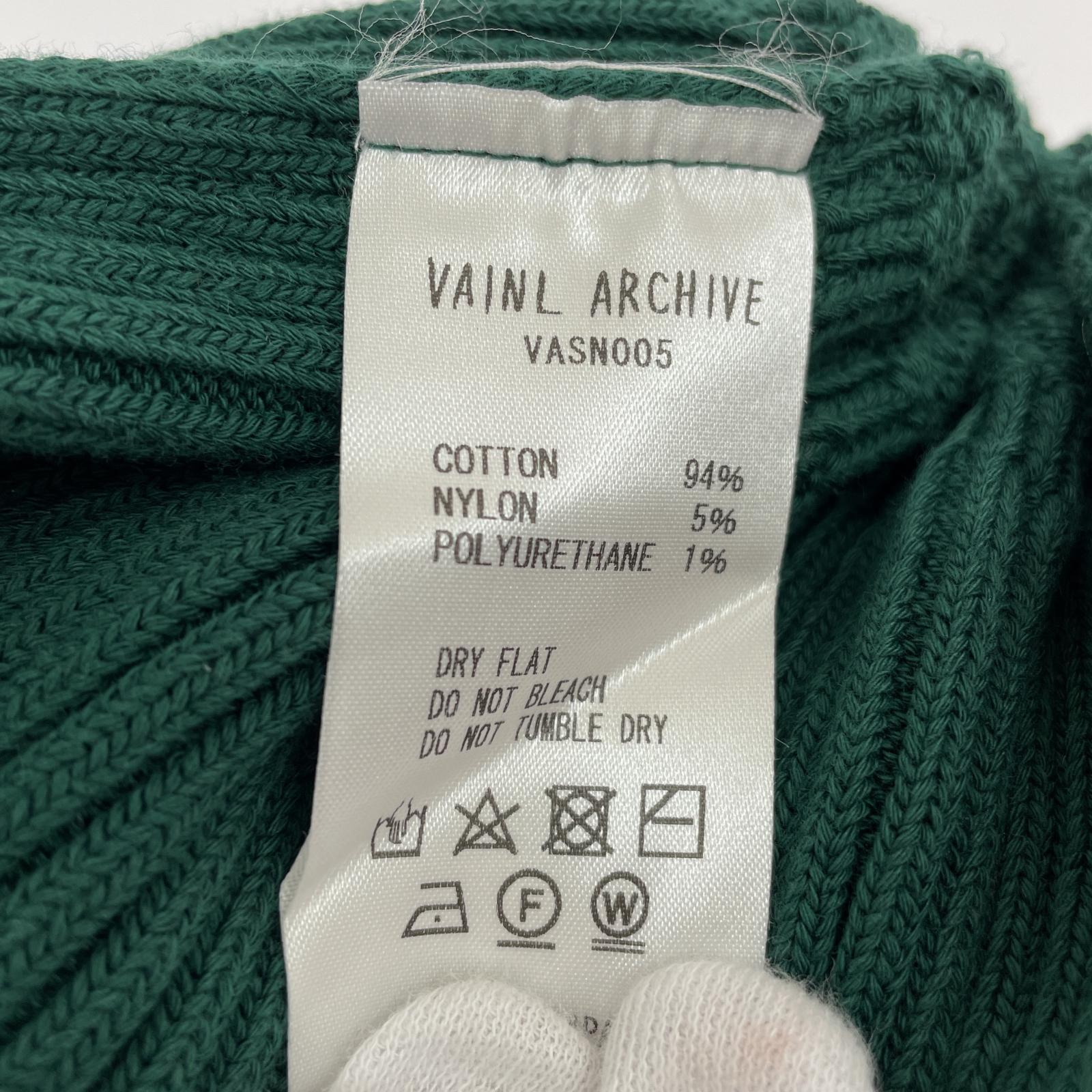 その他帽子 VAINL ARCHIVE コットンニット帽子 グリーン