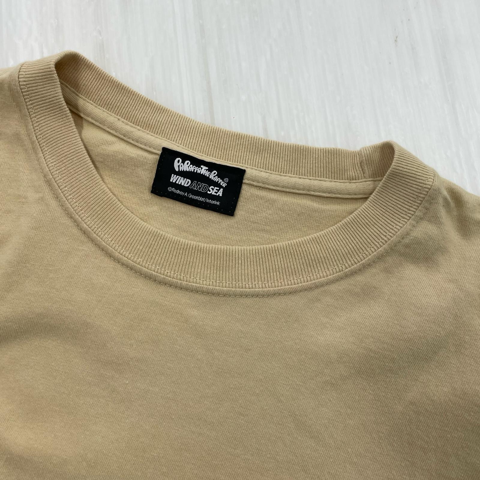 その他トップス WIND AND SEA パラッパラッパー Tシャツ M ベージュ