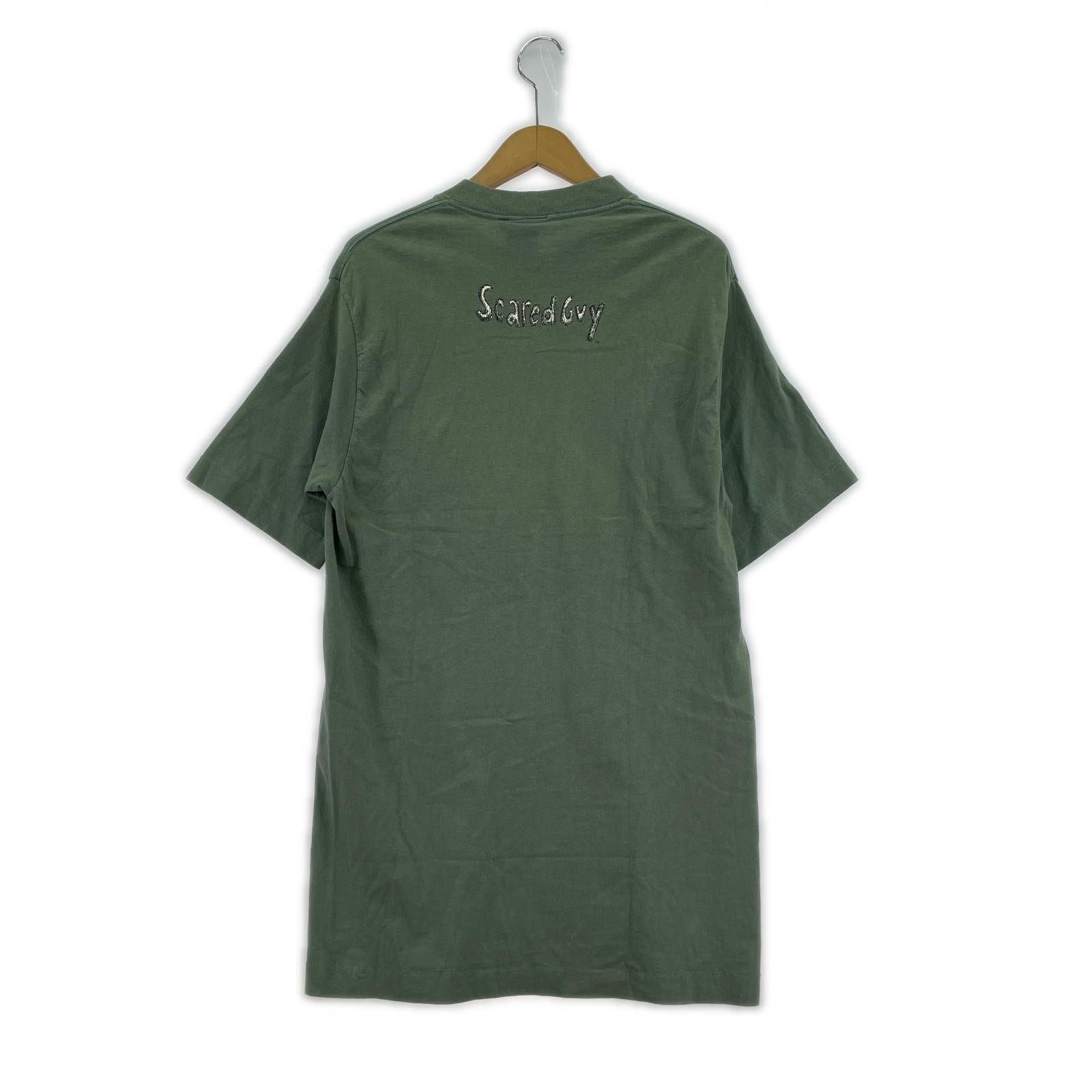 その他トップス Levi's×Scared Guy USA製 プリントTee M 緑 M グリーン