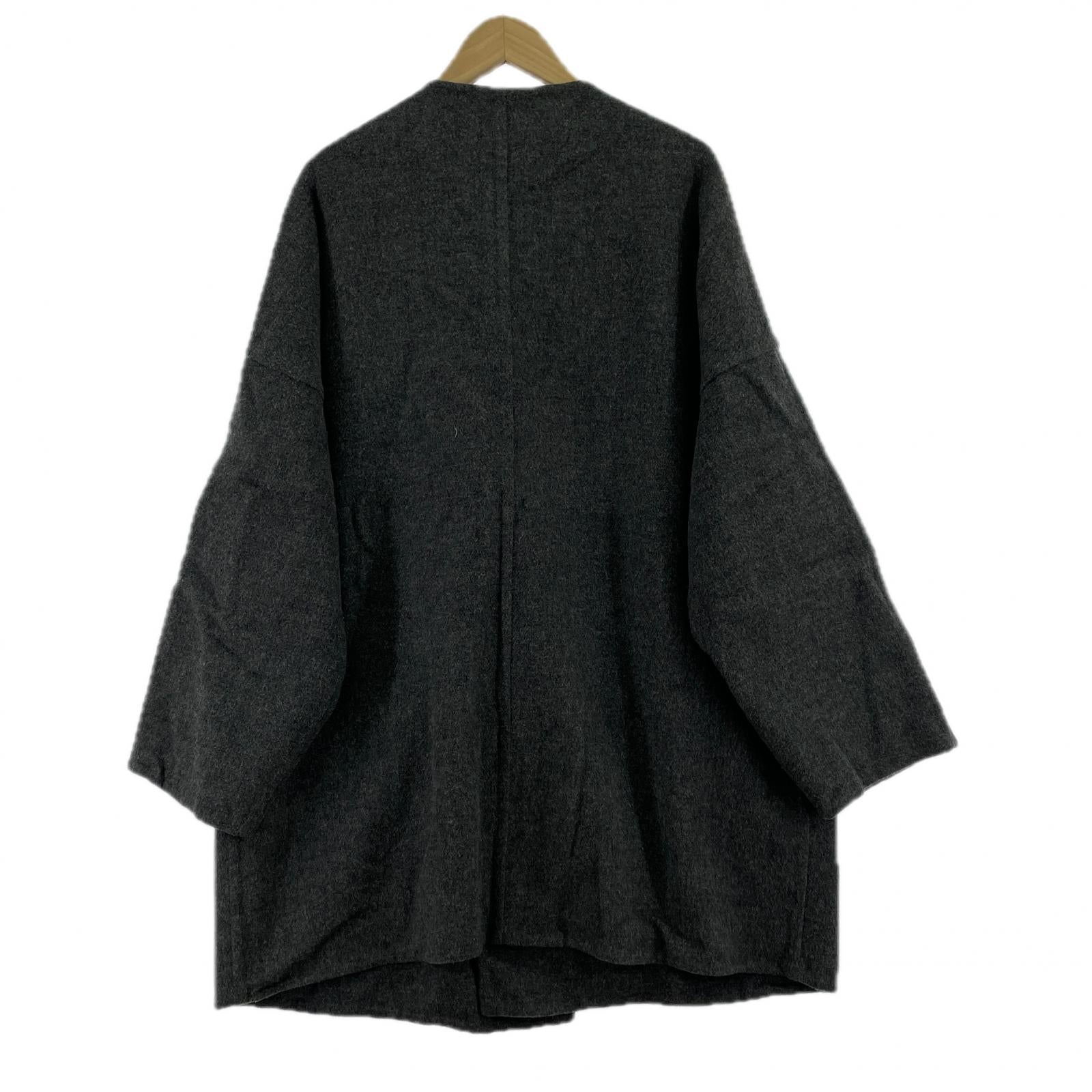 その他アウター UNUSED Collarless Coat ノーカラーコ-ト 2 グレー