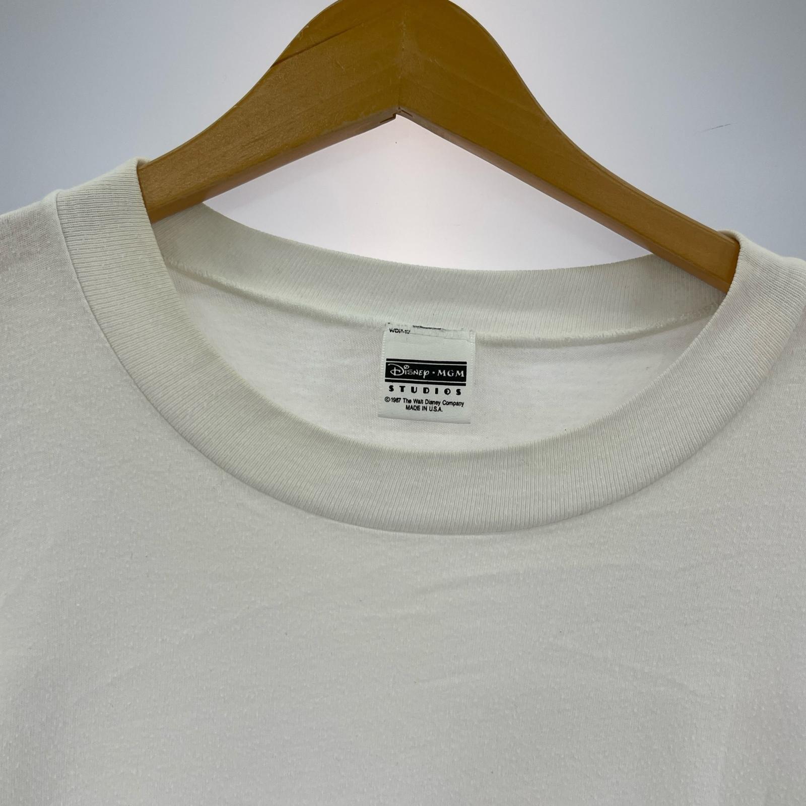半袖Tシャツ 80s Disney MGM STUDIOS TEE ホワイト