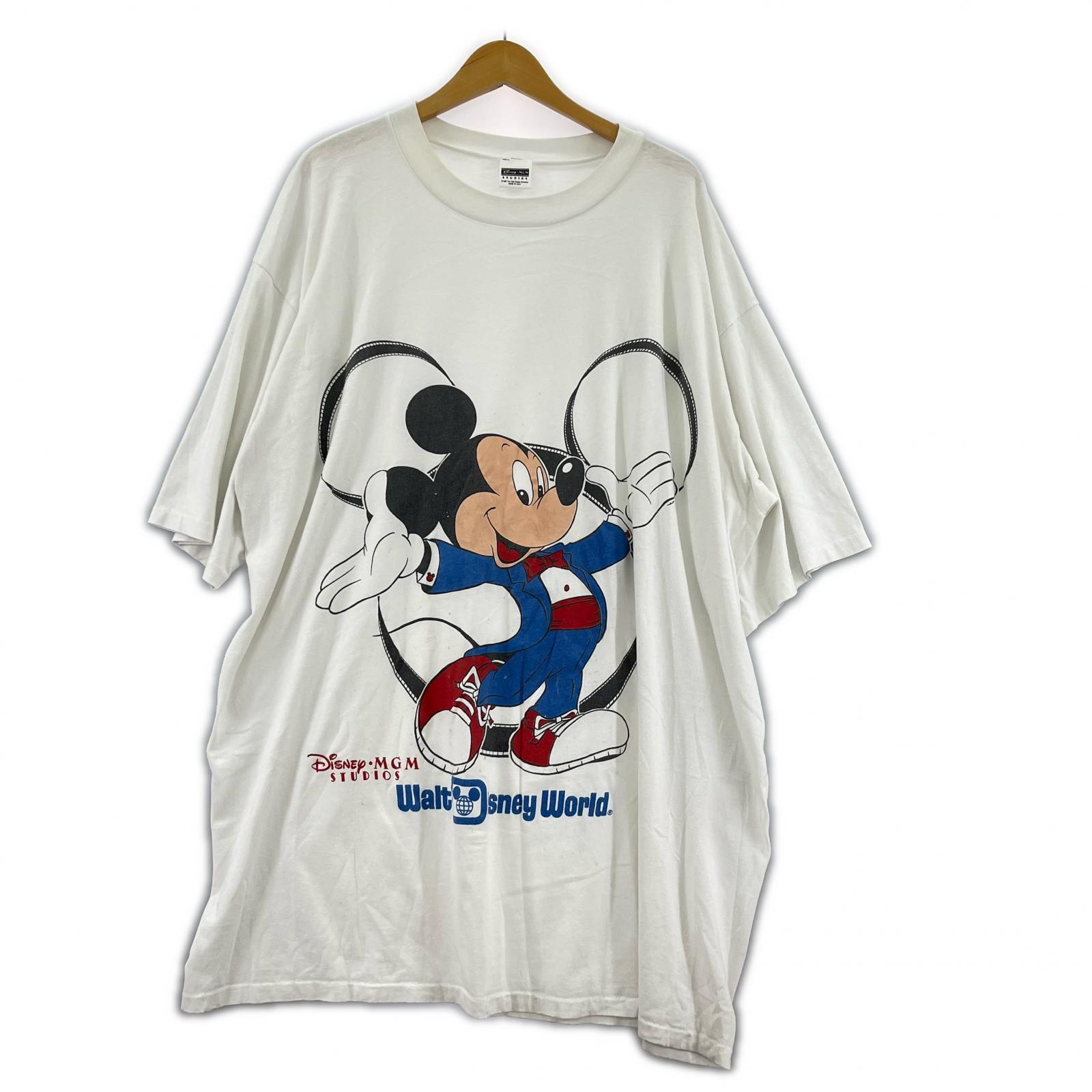 半袖Tシャツ 80s Disney MGM STUDIOS TEE ホワイト