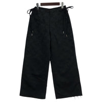 その他ボトムス musubore サイドリボンワイドパンツ/ブラック 0 ブラック