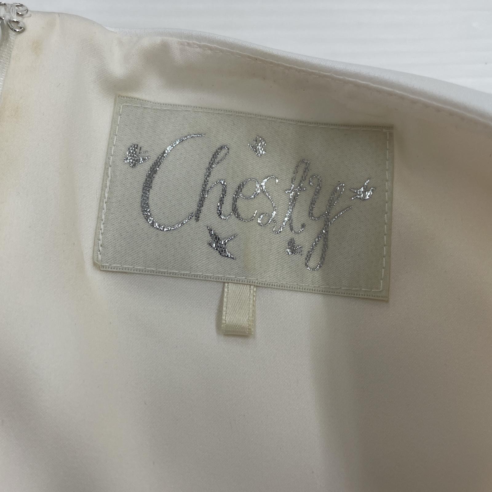ワンピース Chesty N/Sジャガードワンピース/ホワイト 1 ホワイト
