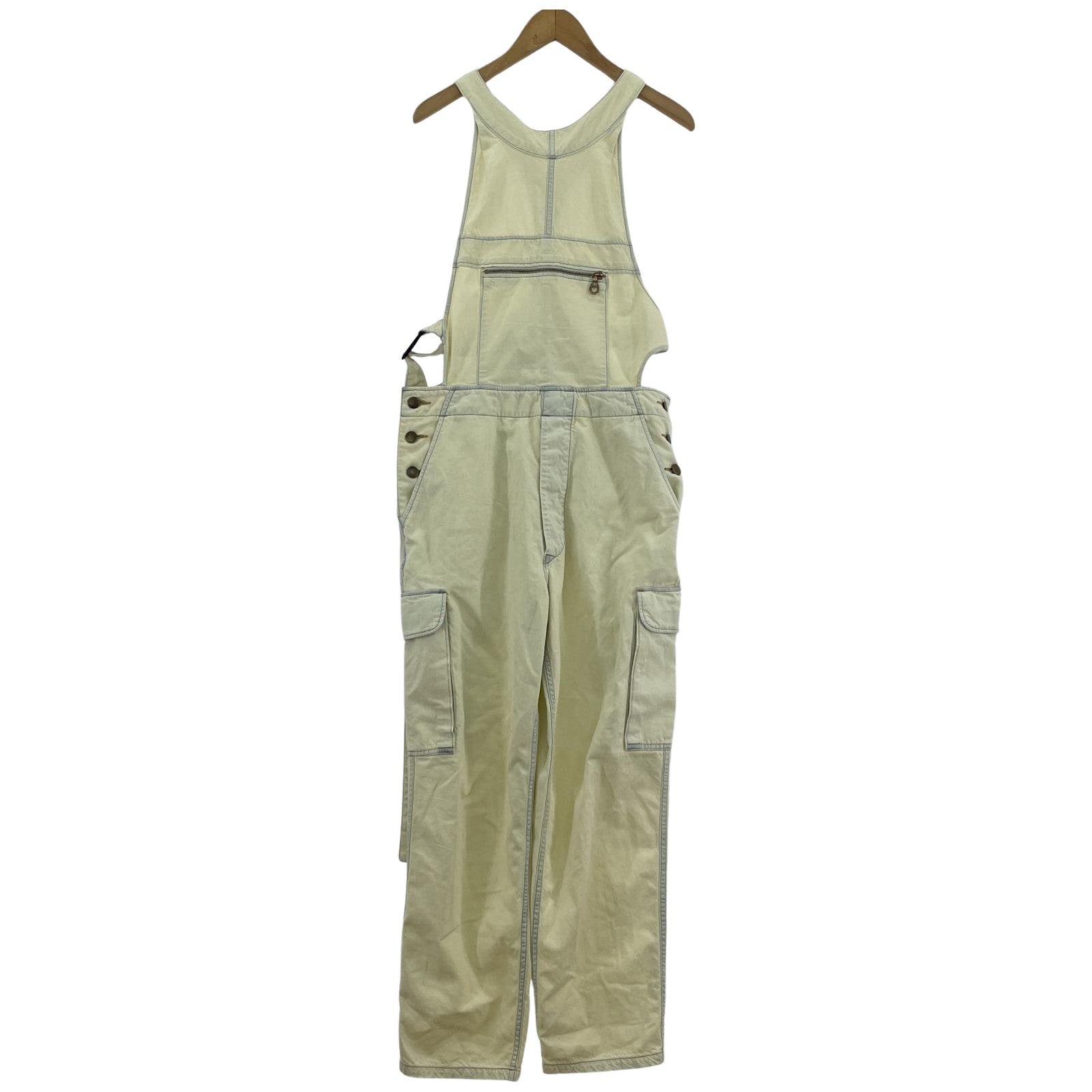 その他ボトムス PHOTOCOPIEU OVERALL (IOANAH) オーバーオ-ル 38 サックス MOD 231IAN 38 ホワイト