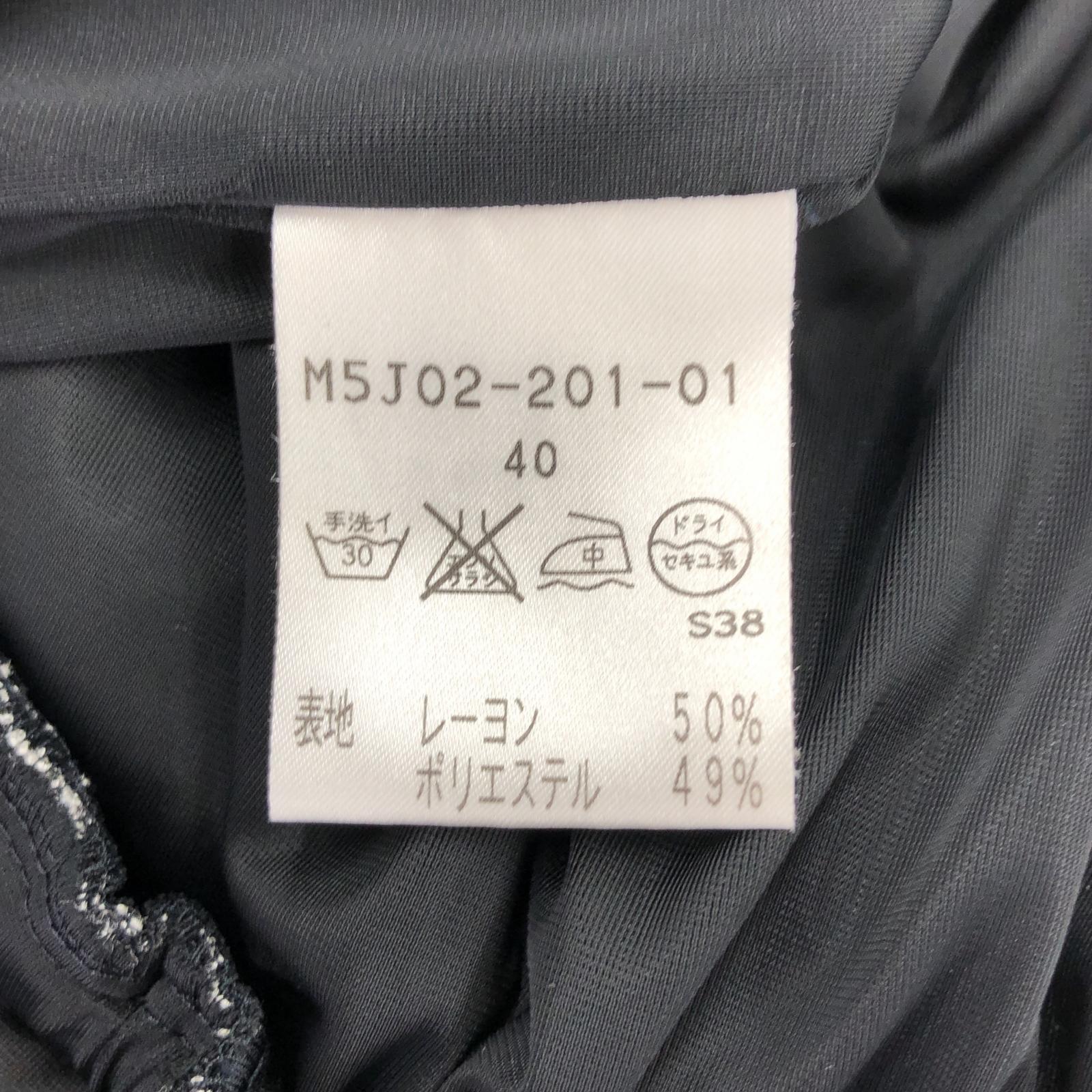 ワンピース EPOCA/NSカシュクール総柄ワンピース/40 ブラック