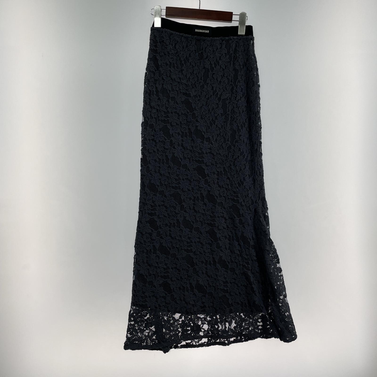 スカート MAISON SPECIAL Lace Skirt レーススカート sizeF フリー ネイビー