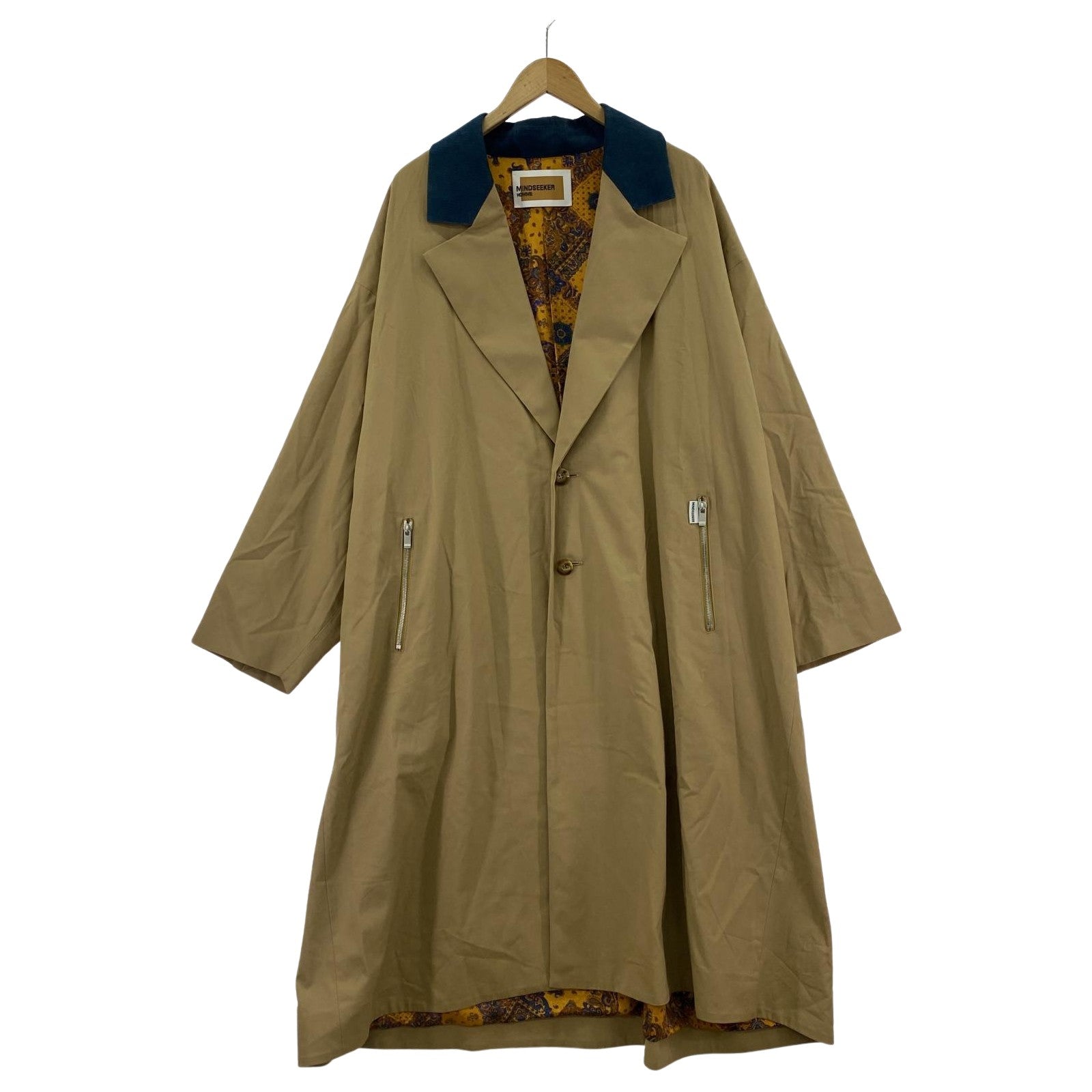 その他アウター mindseeker HOMME SUPER OVER FIT COAT オーバーサイズコート 48 ベージュ ベージュ