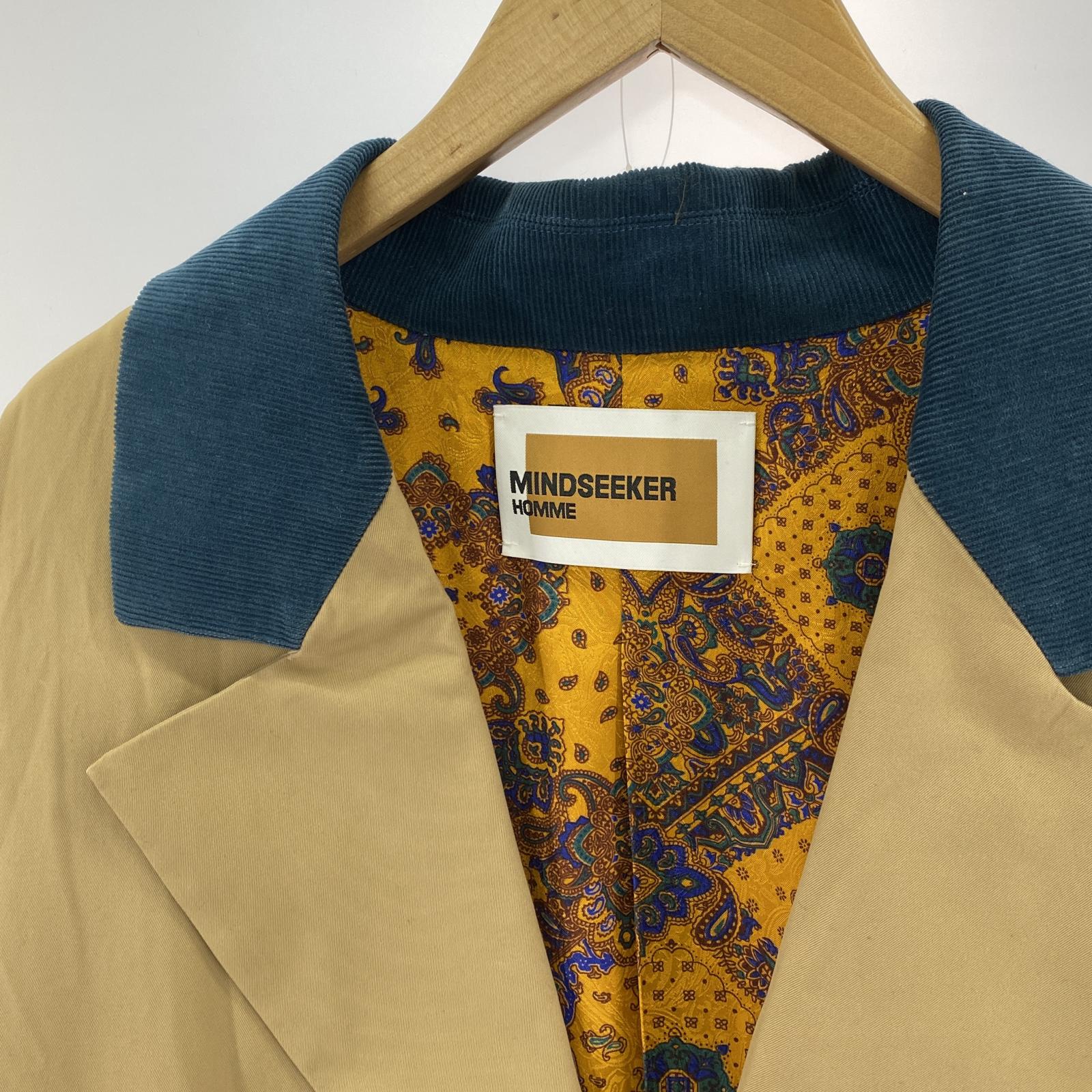 その他アウター mindseeker HOMME SUPER OVER FIT COAT オーバーサイズコート 48 ベージュ ベージュ