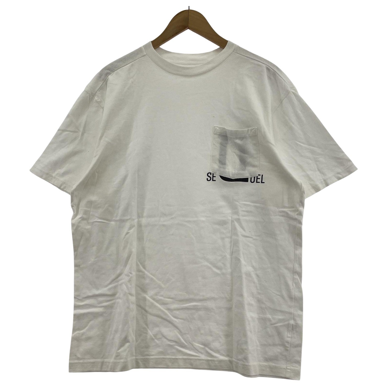 その他トップス SEQUEL 21ss S/S ポケットカットソー 白 ( L ホワイト