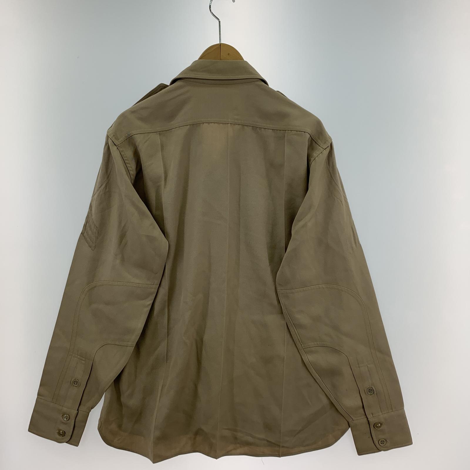 長袖シャツ Long Beach 60s?70s California highway patrol shirt ブラウン