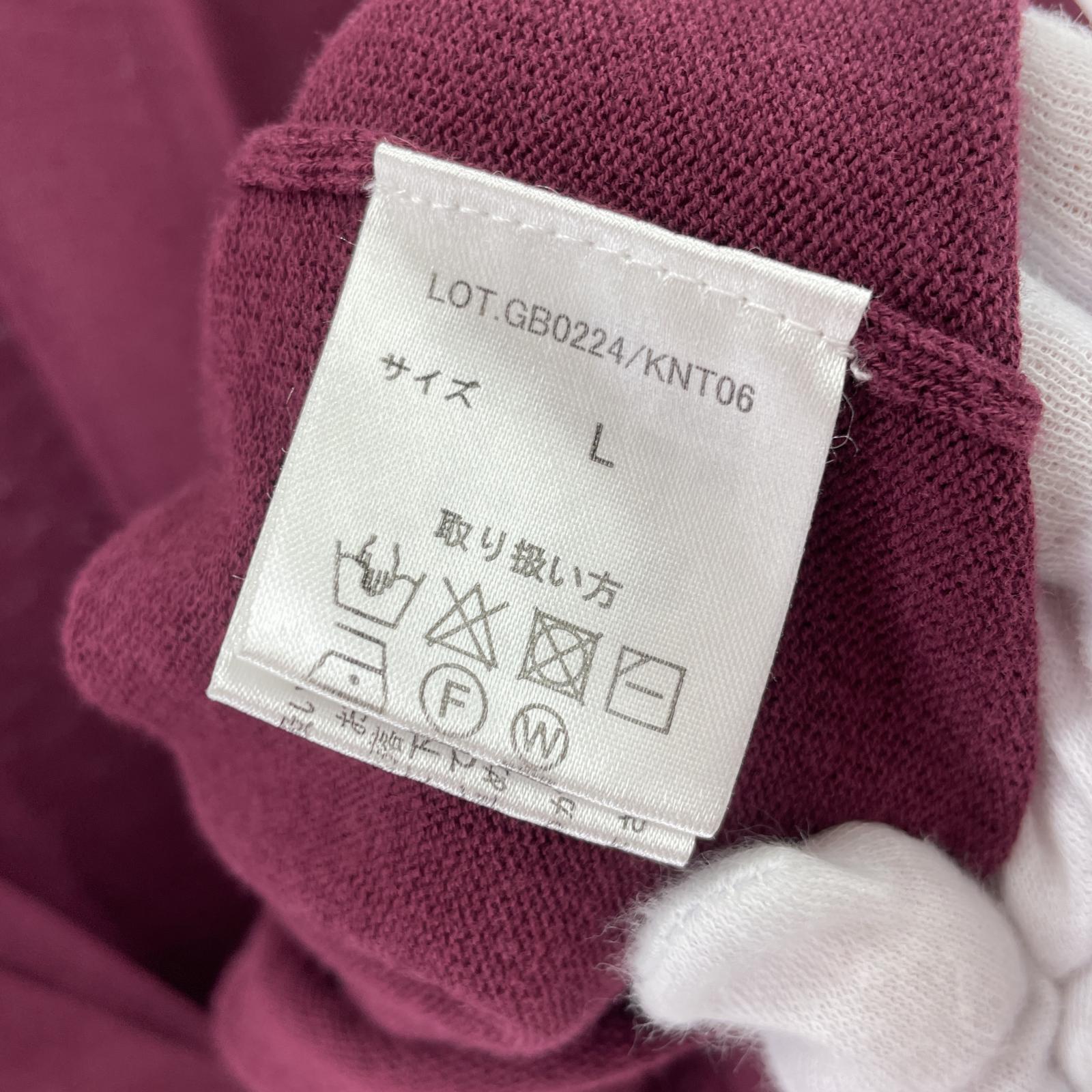 その他トップス glamb S/Sオーバーサイズサマーニット BOR (L) L
