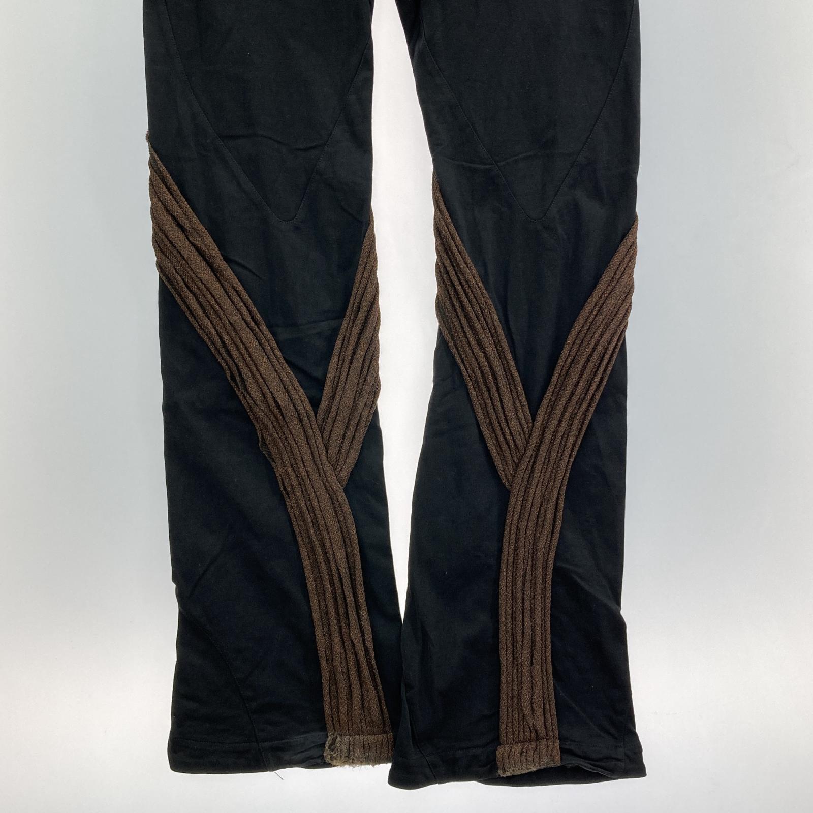 その他ボトムス KIKO KOSTADINOV 24SS DEULTUM ストレートパンツ 46 ブラック ブラック