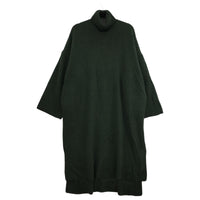 ワンピース FREAK'S STORE L/Sタートルネックニットワンピース 緑 グリーン