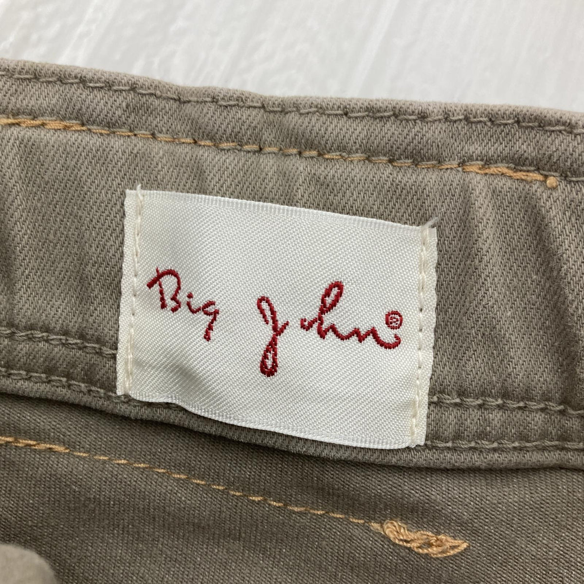 その他ボトムス Big John スキニーカーゴパンツ ベージュ