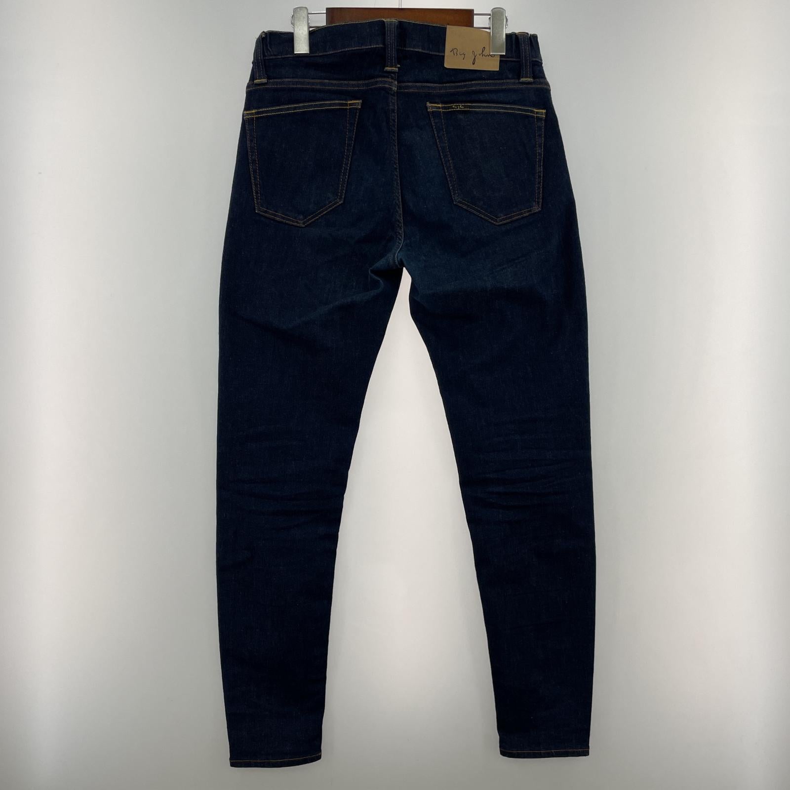 その他ボトムス Big John テーパードデニムパンツ ネイビー