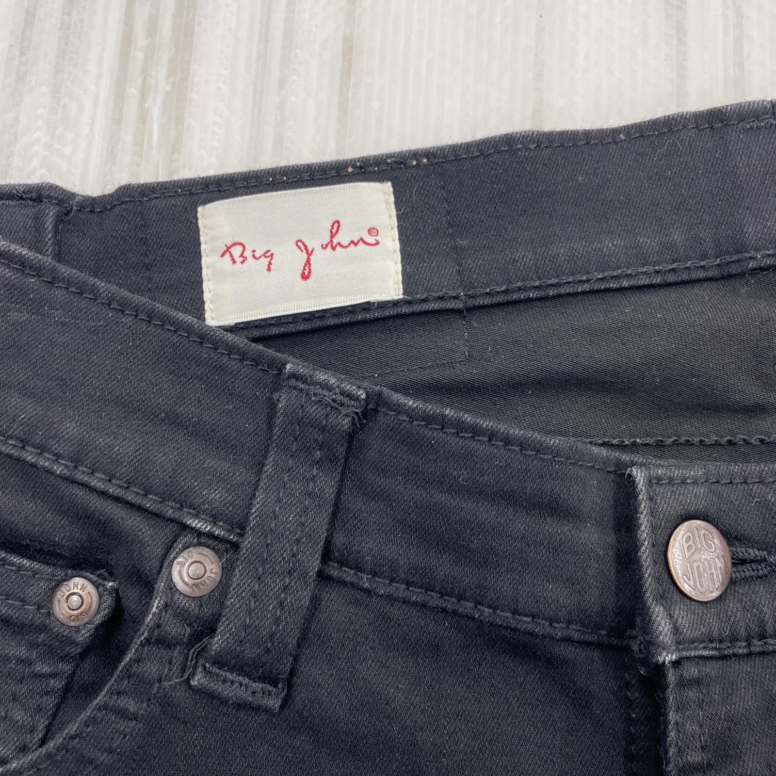 その他ボトムス Big John テーパードデニムパンツ ブラック