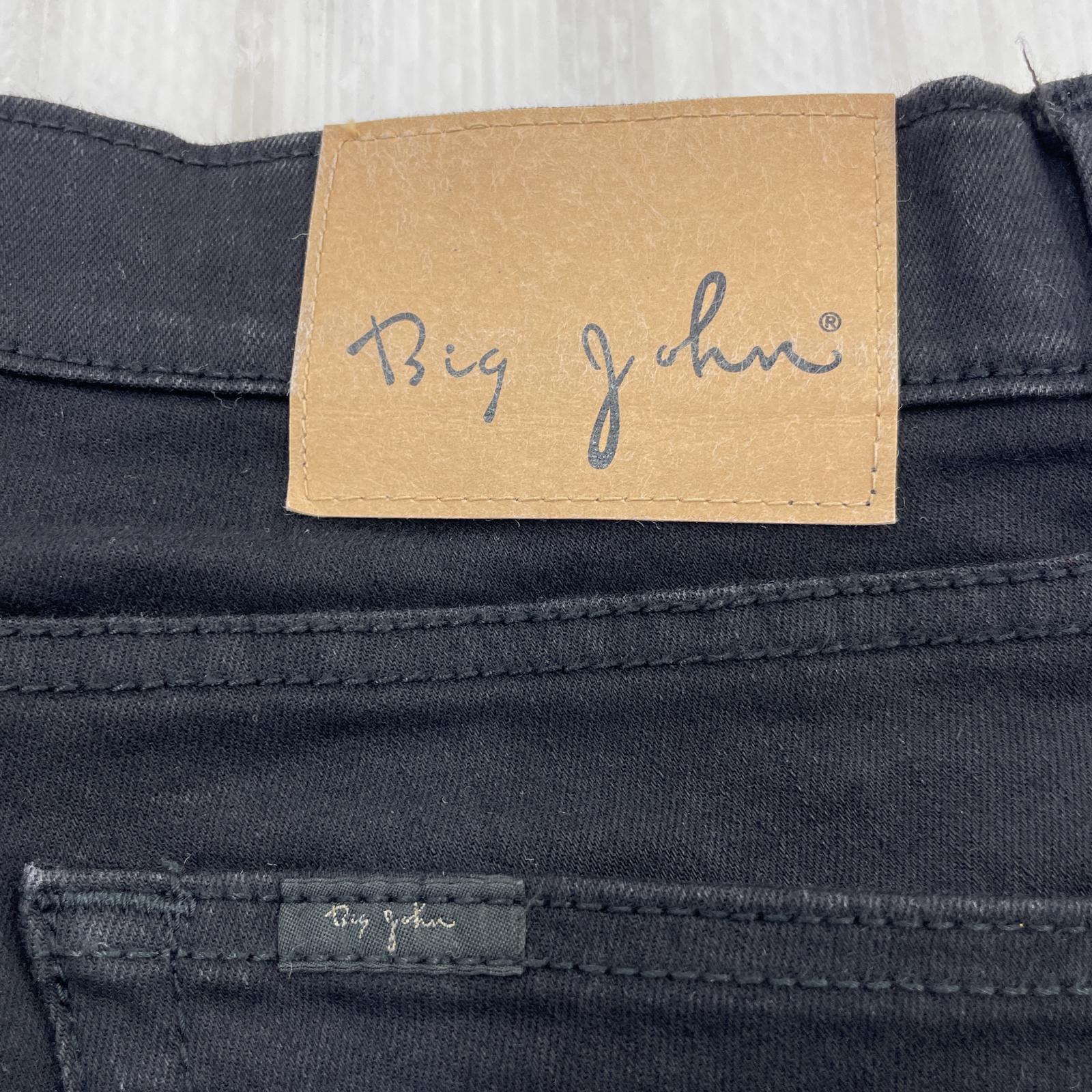 その他ボトムス Big John テーパードデニムパンツ ブラック