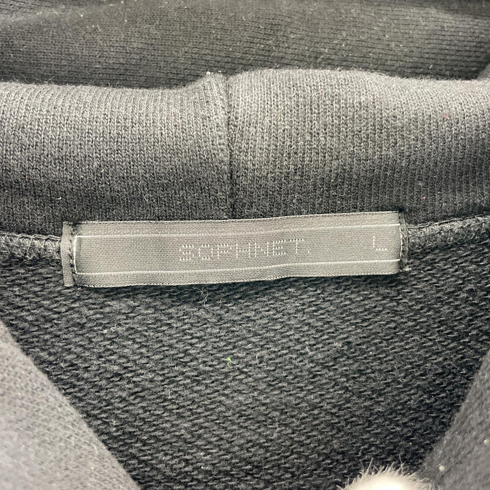 その他トップス SOPHNET. COTTON SILK FRENCH TERRY PULLOVER HOODIE (L) L ブラック