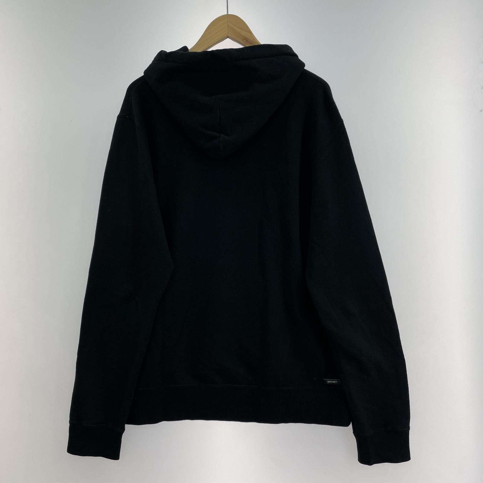 その他トップス SOPHNET. COTTON SILK FRENCH TERRY PULLOVER HOODIE (L) L ブラック