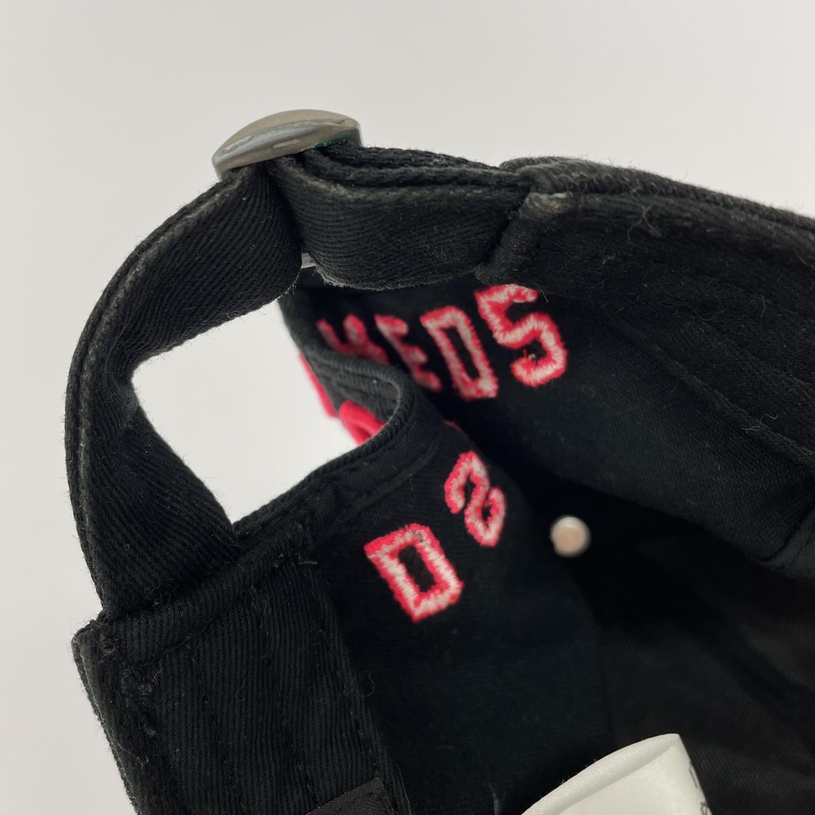 キャップ DSQUARED2 ICON BASEBALL CAP S82BC4001 黒 ピンク ブラック