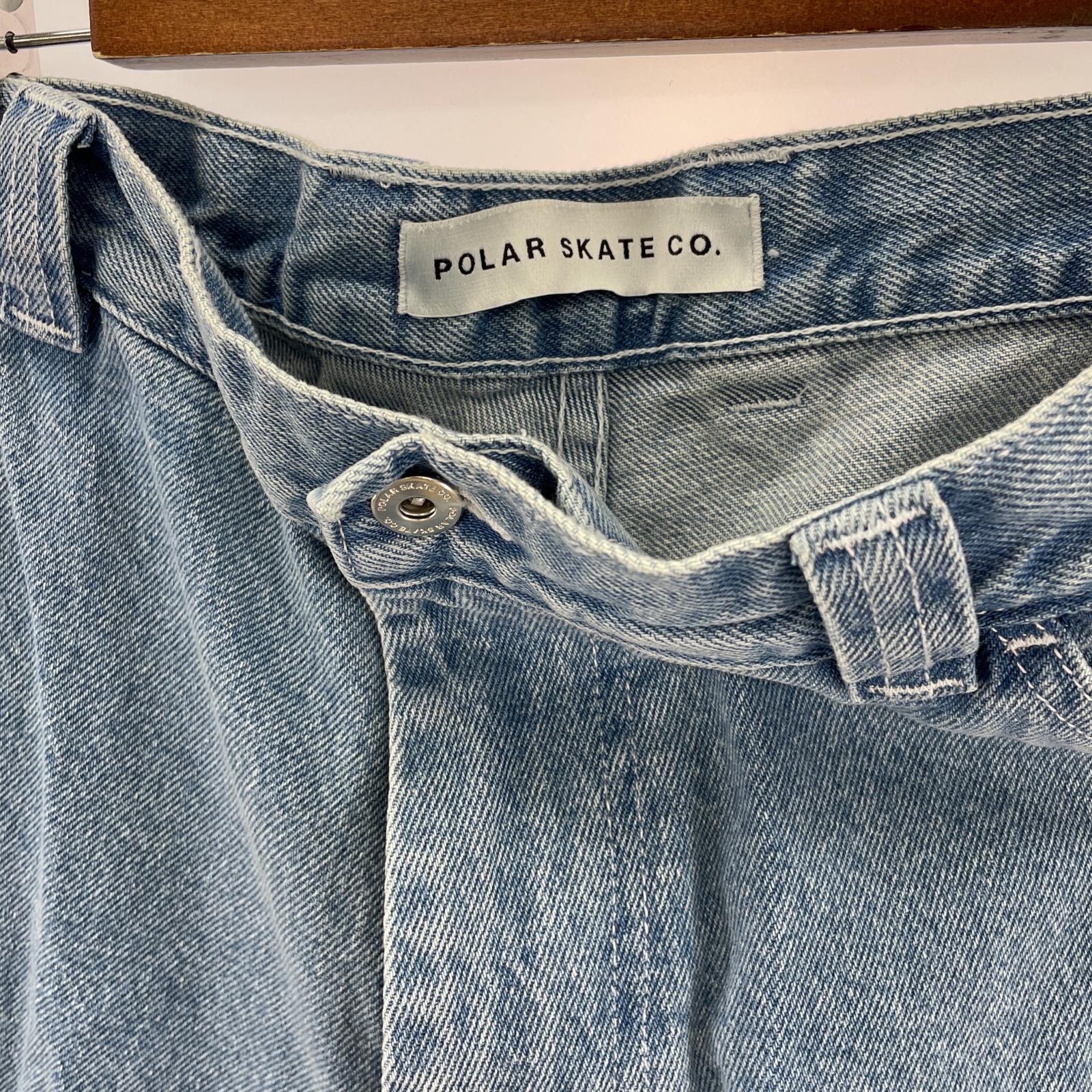 その他ボトムス POLAR SKATE CO. ペインターデニムパンツ XS サックス ブルー