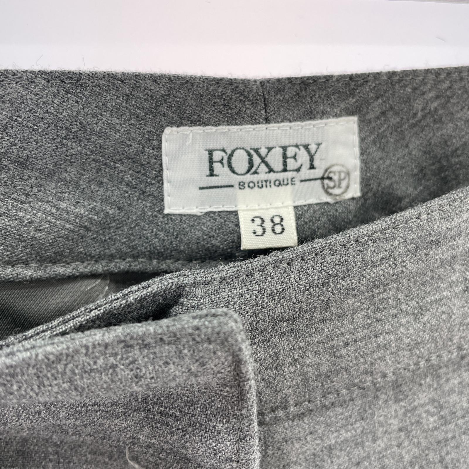 その他ボトムス FOXEY BOUTIQUE スラックス 38 GRY グレー