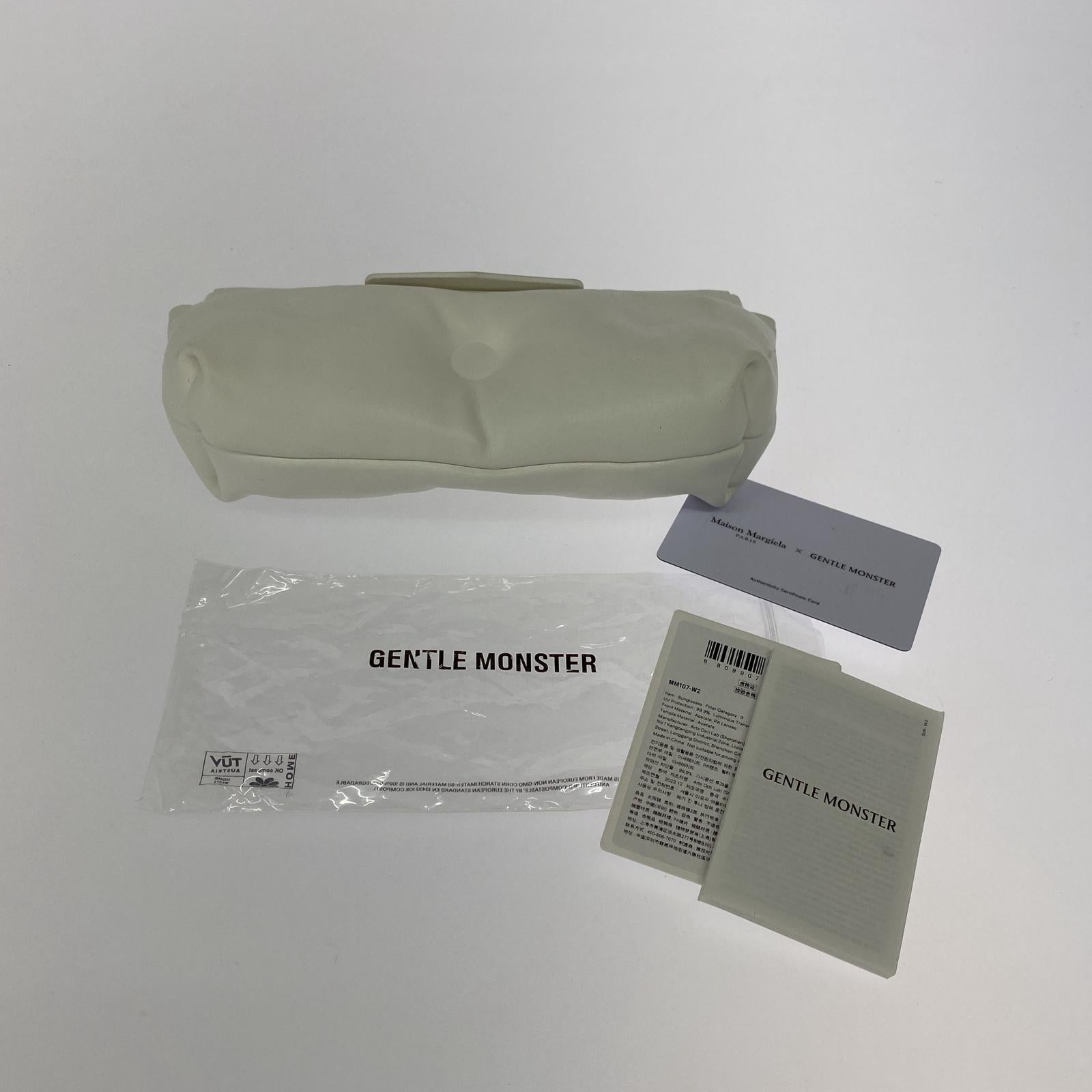 その他アクセサリー GENTLE MONSTER×Maison Malgiela MM107 サングラス ホワイト