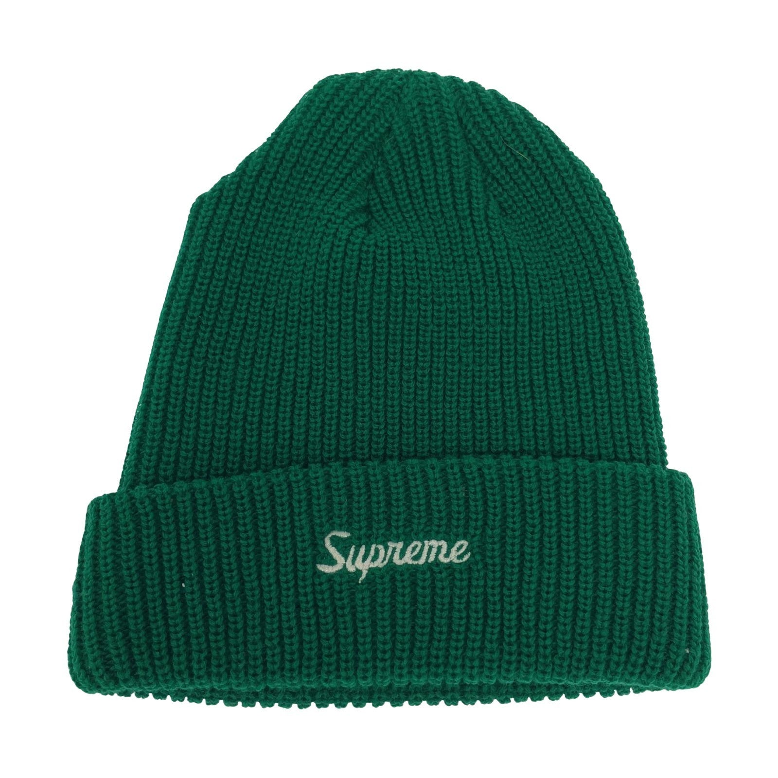 その他帽子 Supreme ロゴビーニー GRN グリーン