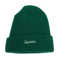 その他帽子 Supreme ロゴビーニー GRN グリーン