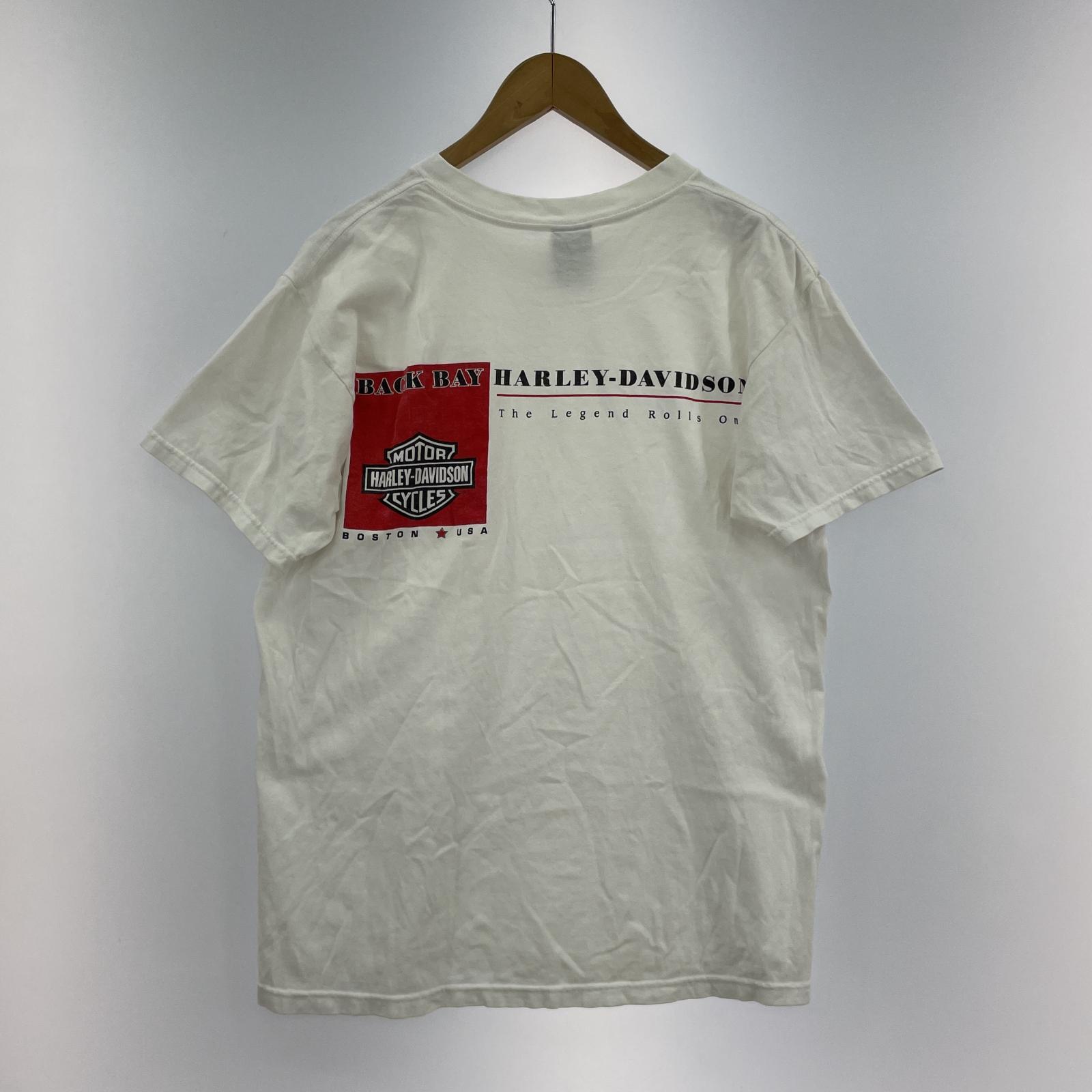 その他トップス HARLEYDAVIDSON プリントT 1999 白 L ホワイト