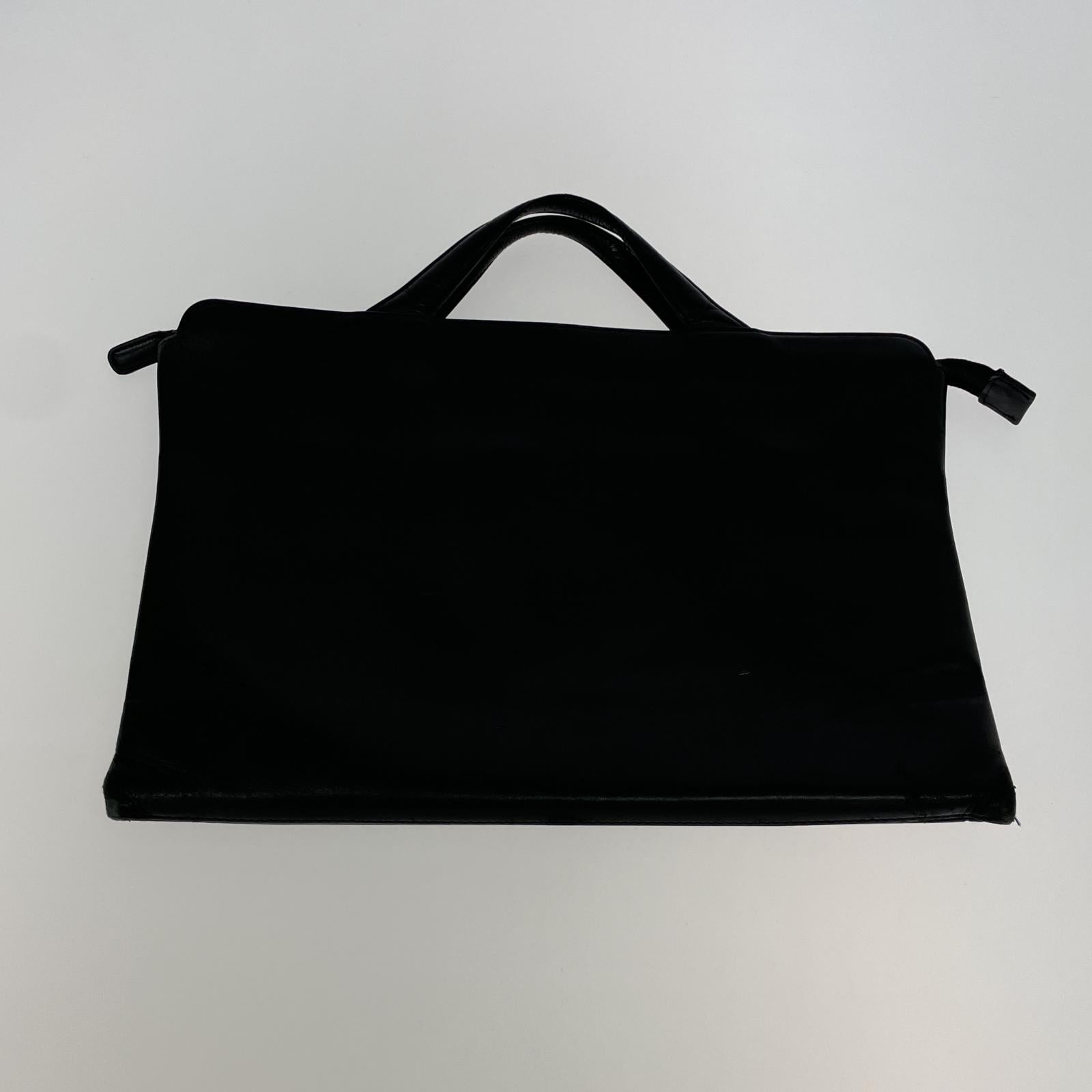 その他バッグ TRION/レザーブリーフケース/BLK ブラック