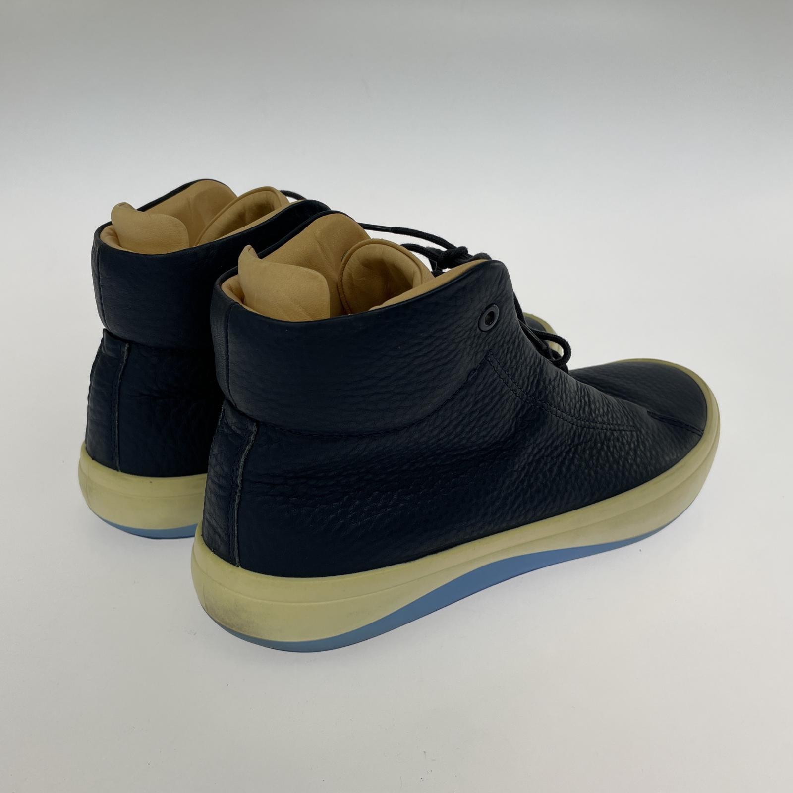 スニーカー ecco ハイカットスニーカー ネイビー ネイビー
