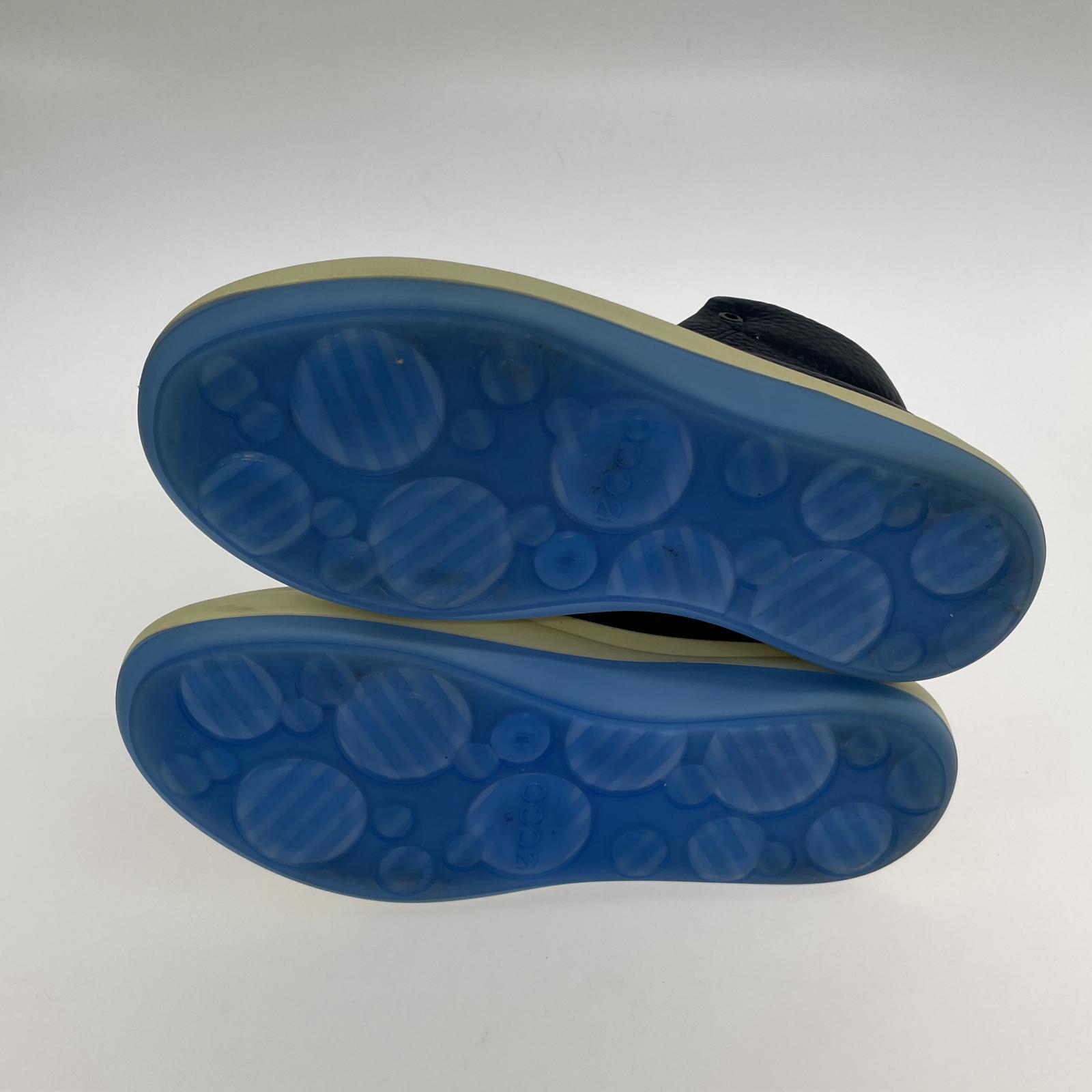 スニーカー ecco ハイカットスニーカー ネイビー ネイビー