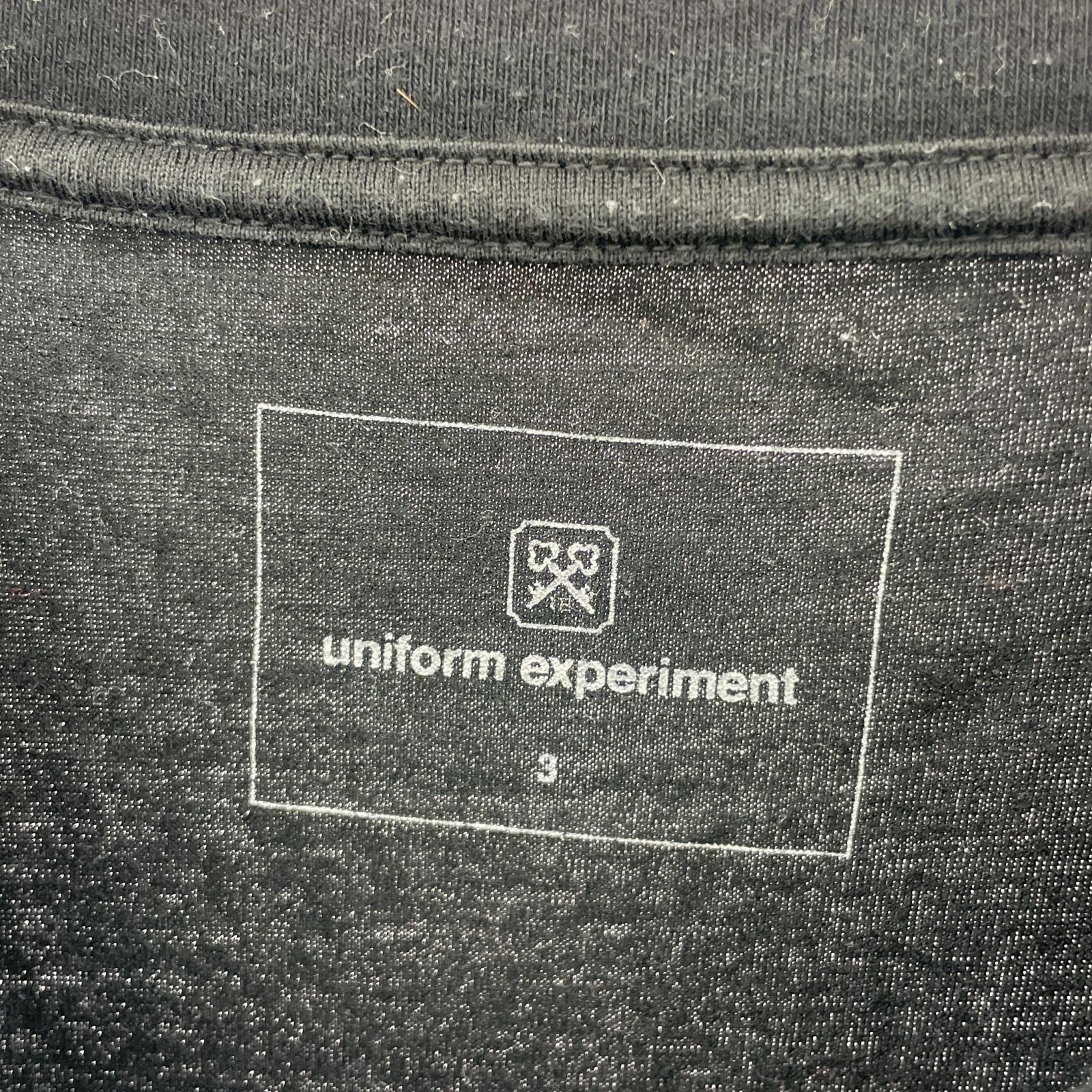 その他トップス uniform experiment カットソー/BLK/3 3 ブラック