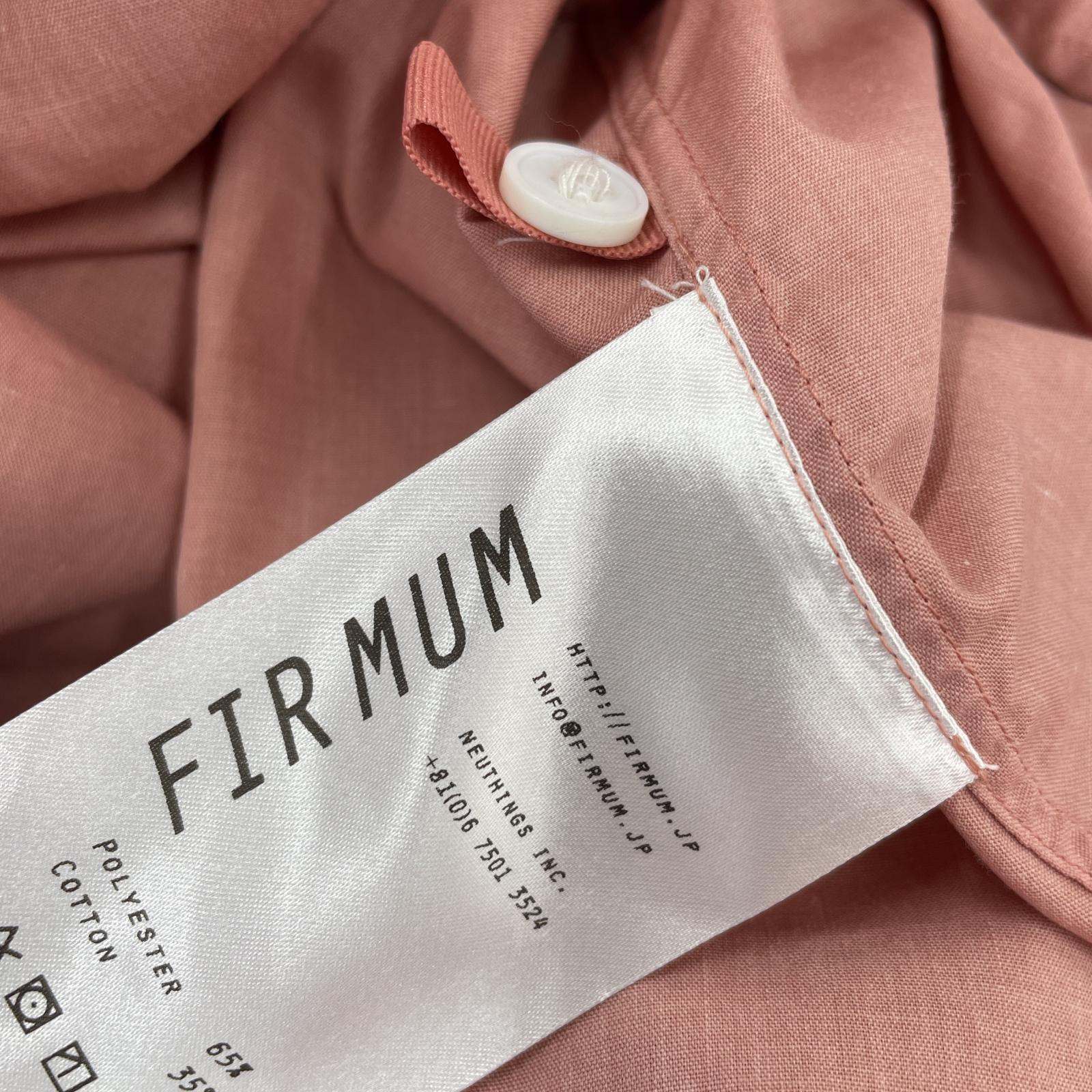 その他トップス FIRMUM L/Sワイドシャツ FR1702S6 S ピンク