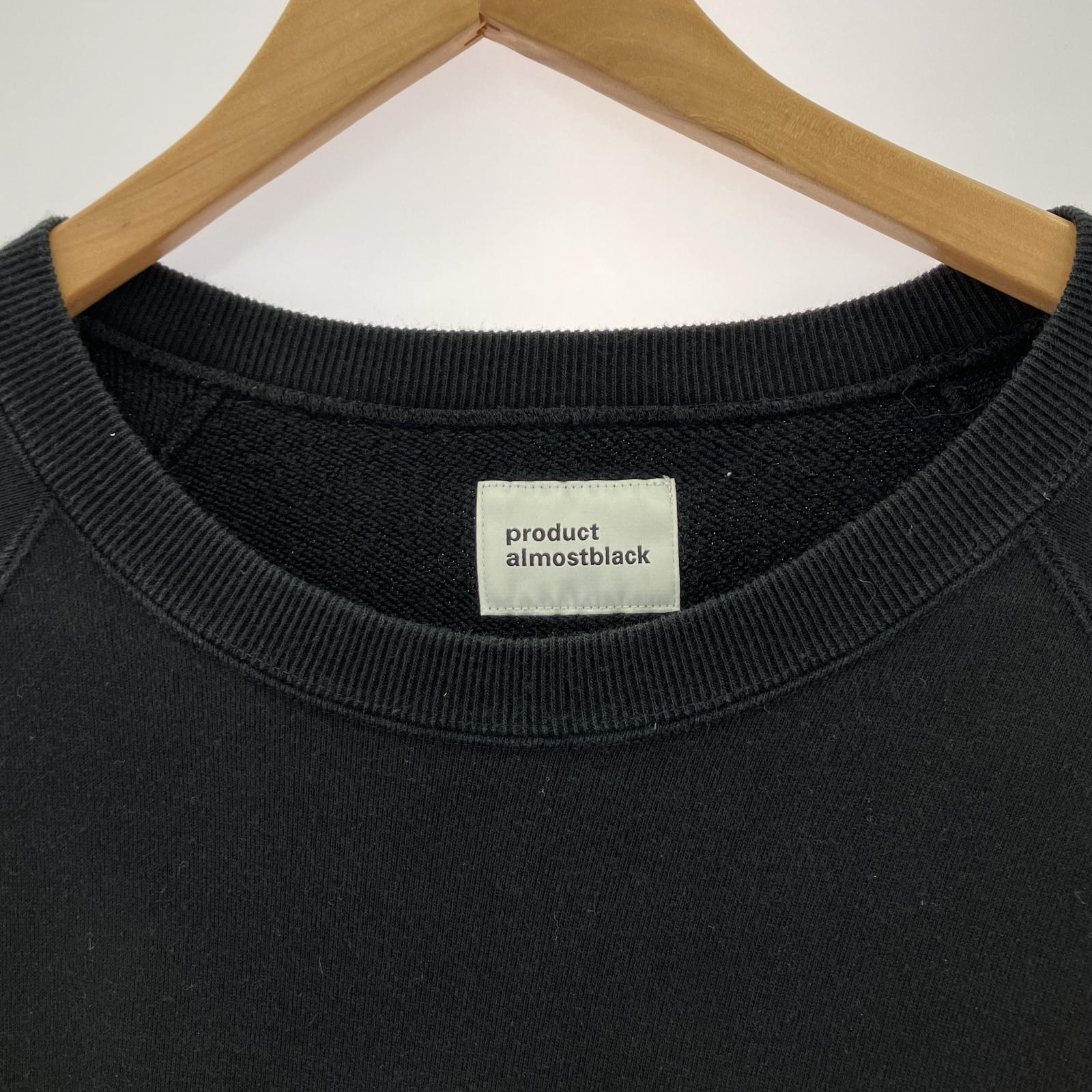 その他トップス Product ALMOSTBLACK スウェットシャツ フ 2 ブラック