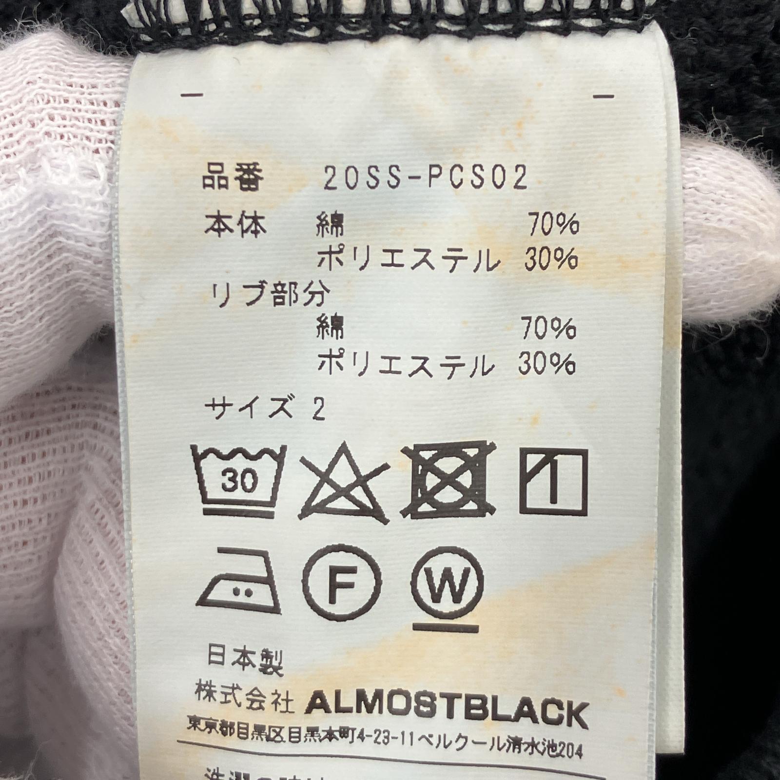 その他トップス Product ALMOSTBLACK スウェットシャツ フ 2 ブラック