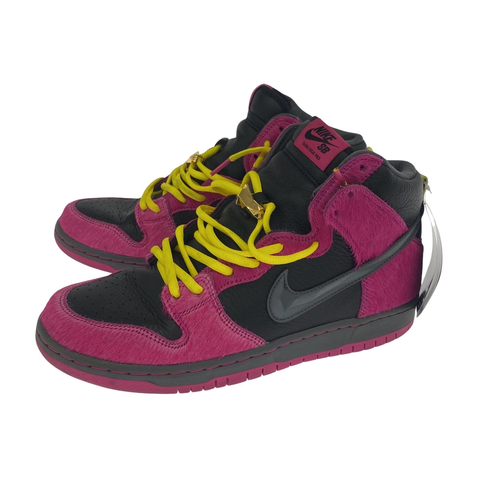 スニーカー NIKE SB DUNK HIGH Run The Jewel Pink&Black DX4356-600 (27.5) 27.5cm (US9 1/2 UK9 EU45)