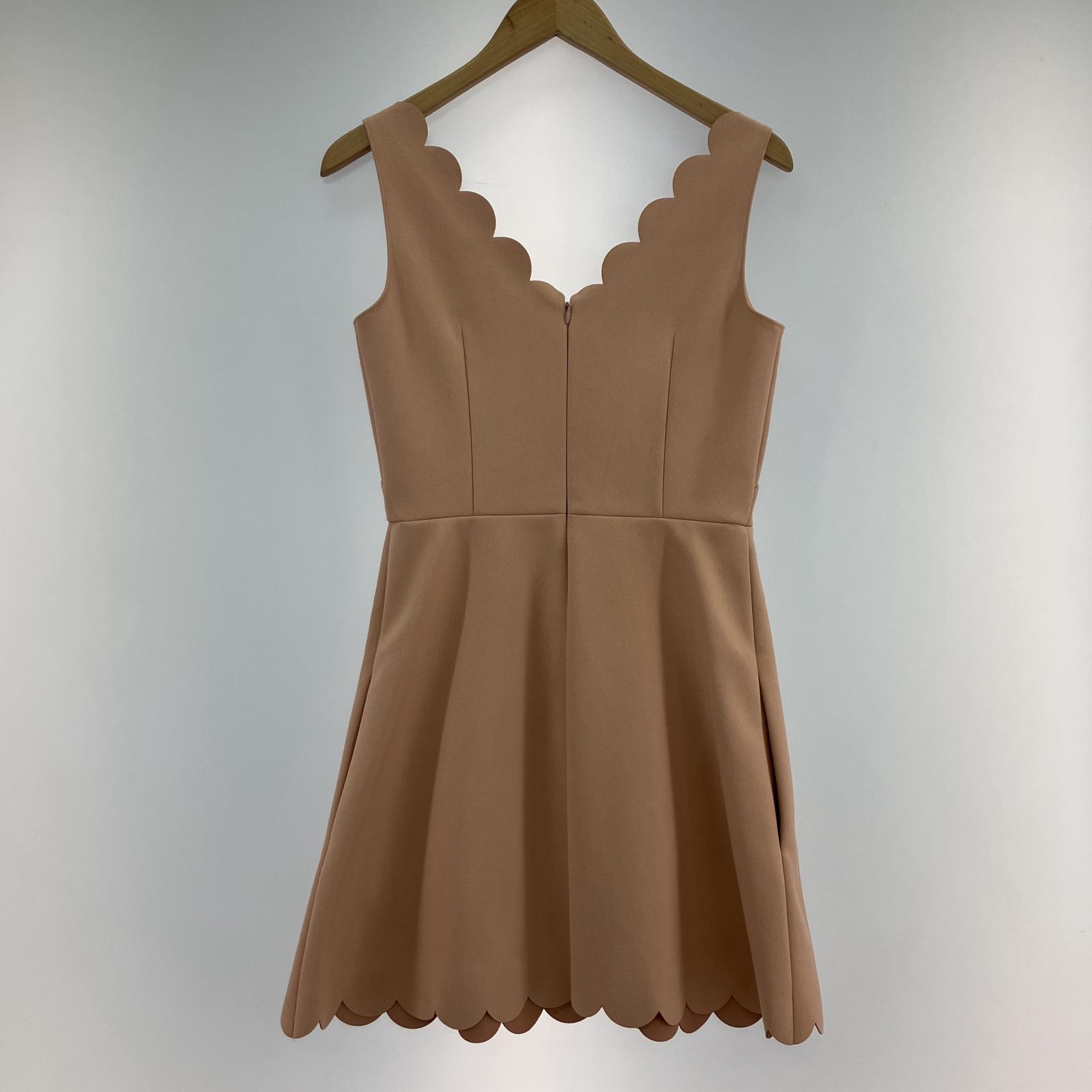 ワンピース RED VALENTINO スカラップワンピース 38 38 ピンク